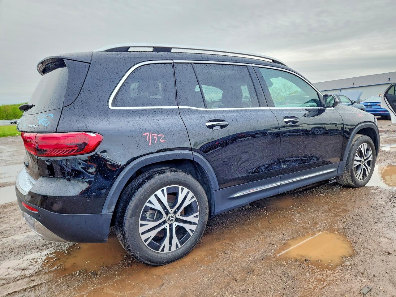 2024 Mercedes-benz Glb 250 4matic Черный vin: W1N4M4HB1RW357824