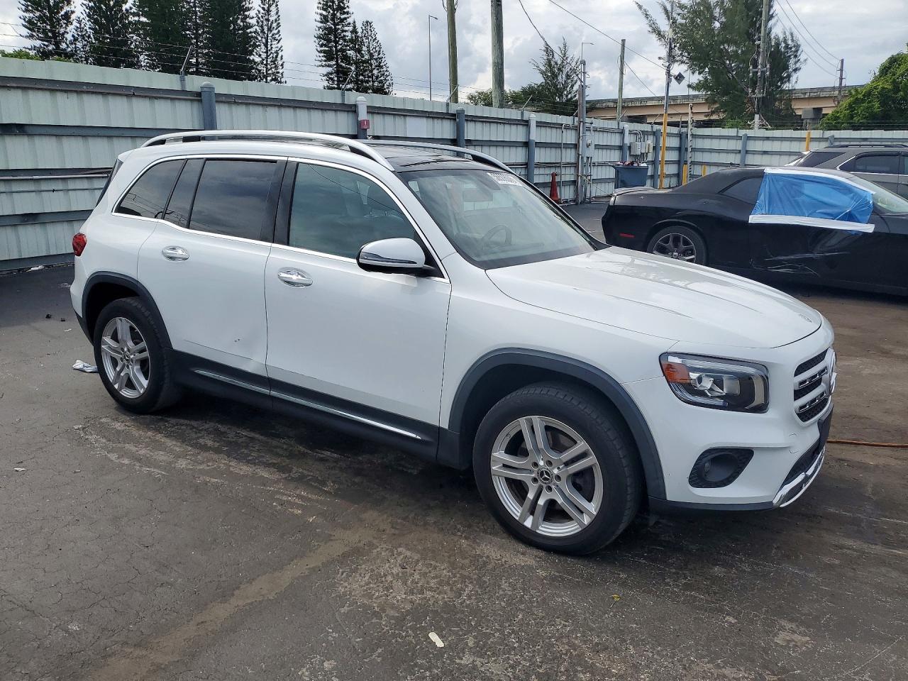 2020 Mercedes-benz Glb 250 4matic Белый vin: W1N4M4HB2LW028024