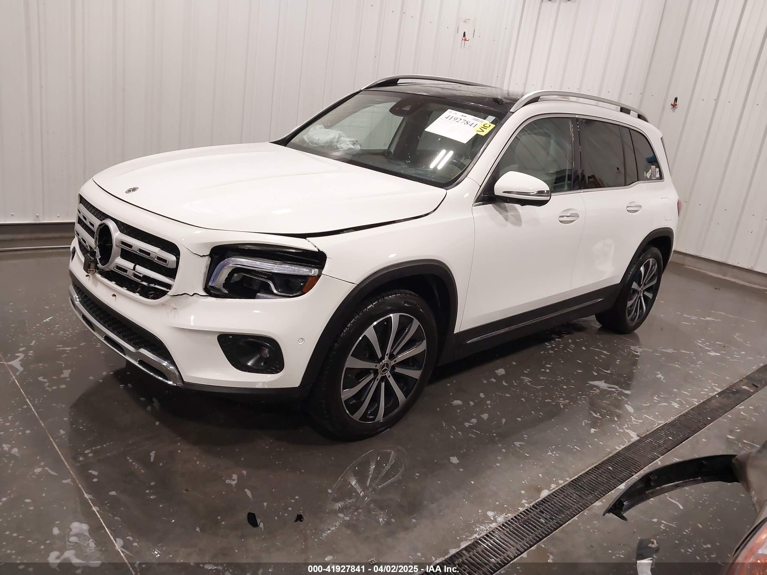 2022 Mercedes-benz Glb 250 4matic White vin: W1N4M4HB2NW260495