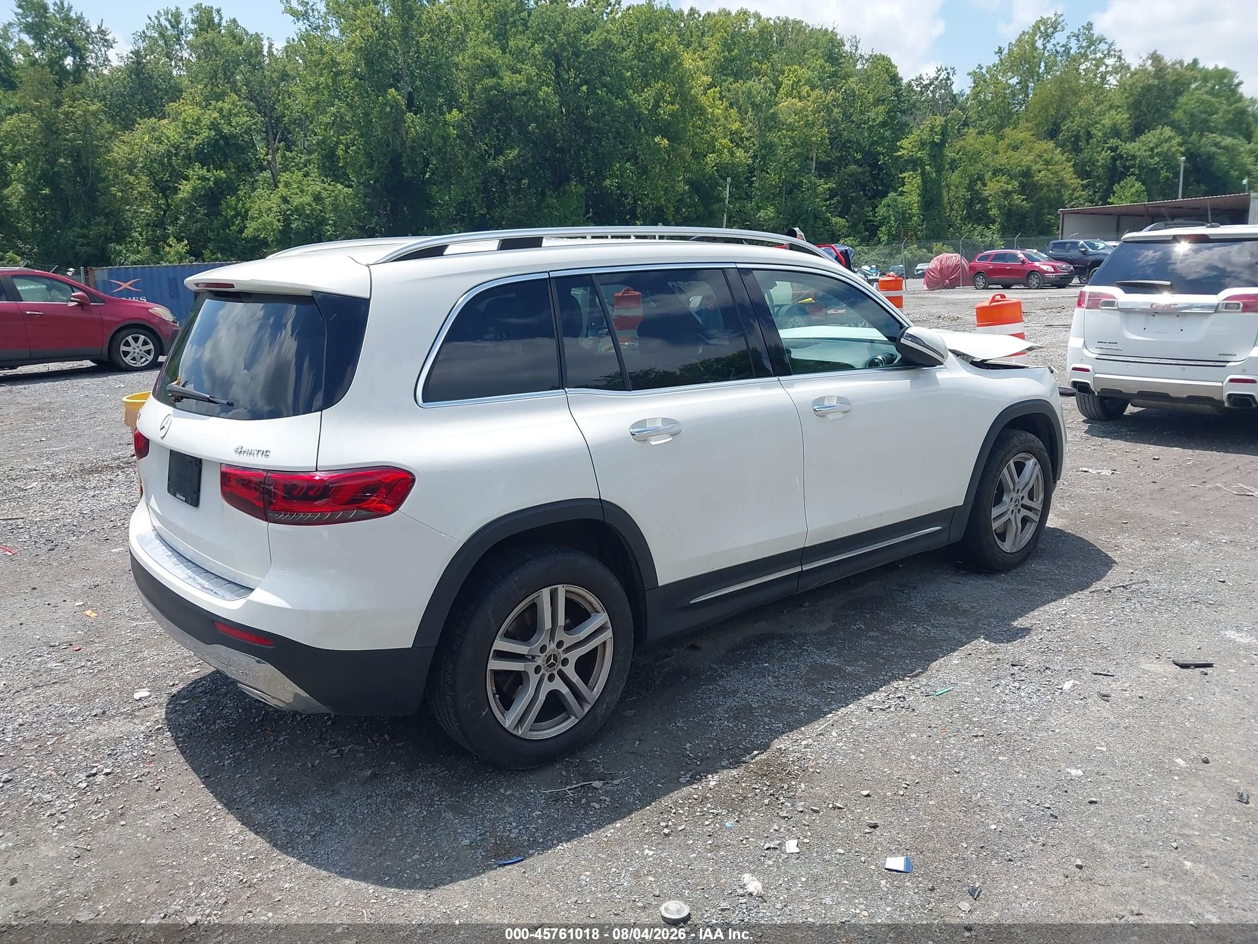 2023 Mercedes-benz Glb 250 4matic White vin: W1N4M4HB3PW323932