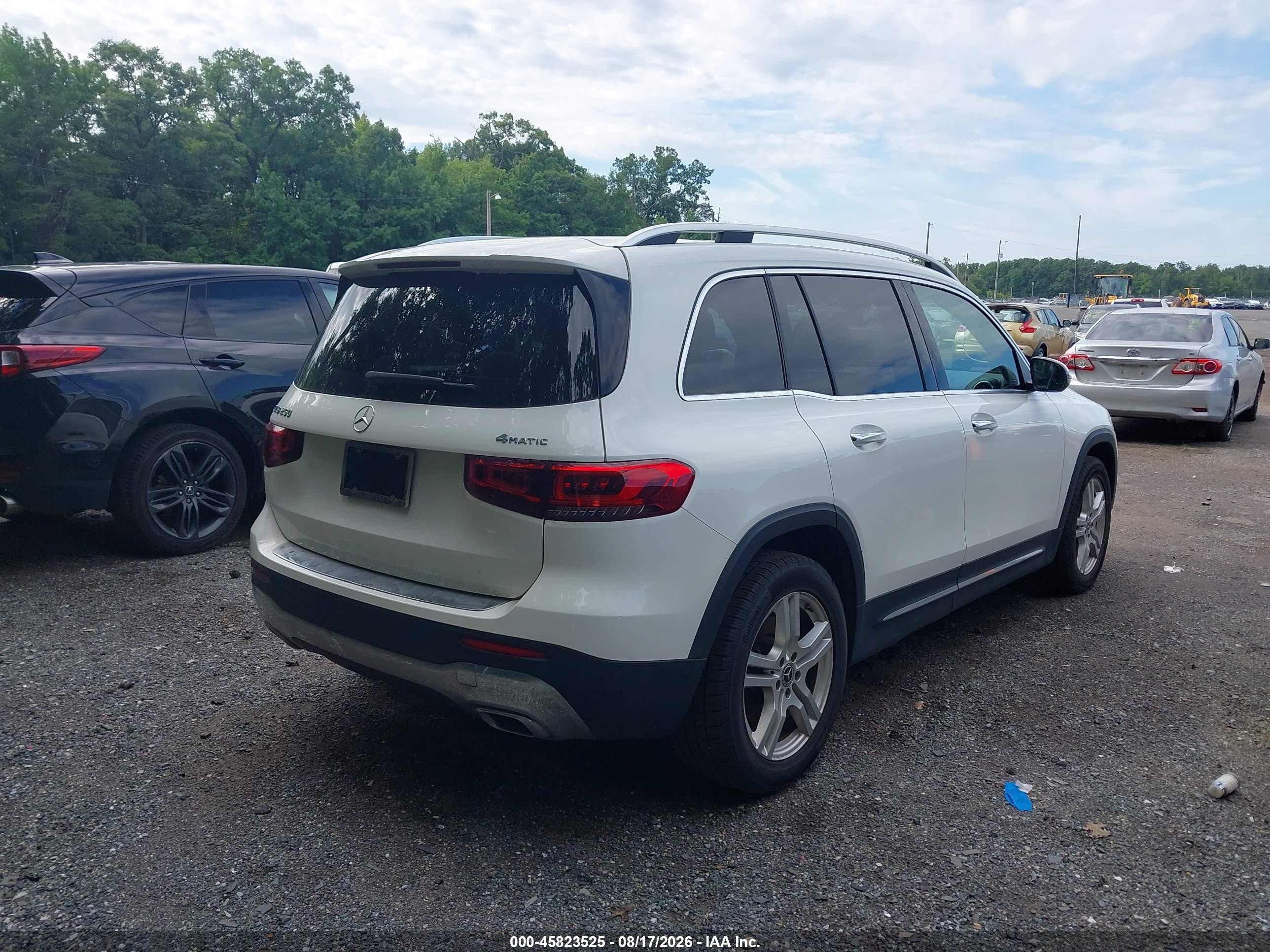 2020 Mercedes-benz Glb 250 4matic White vin: W1N4M4HB4LW030048