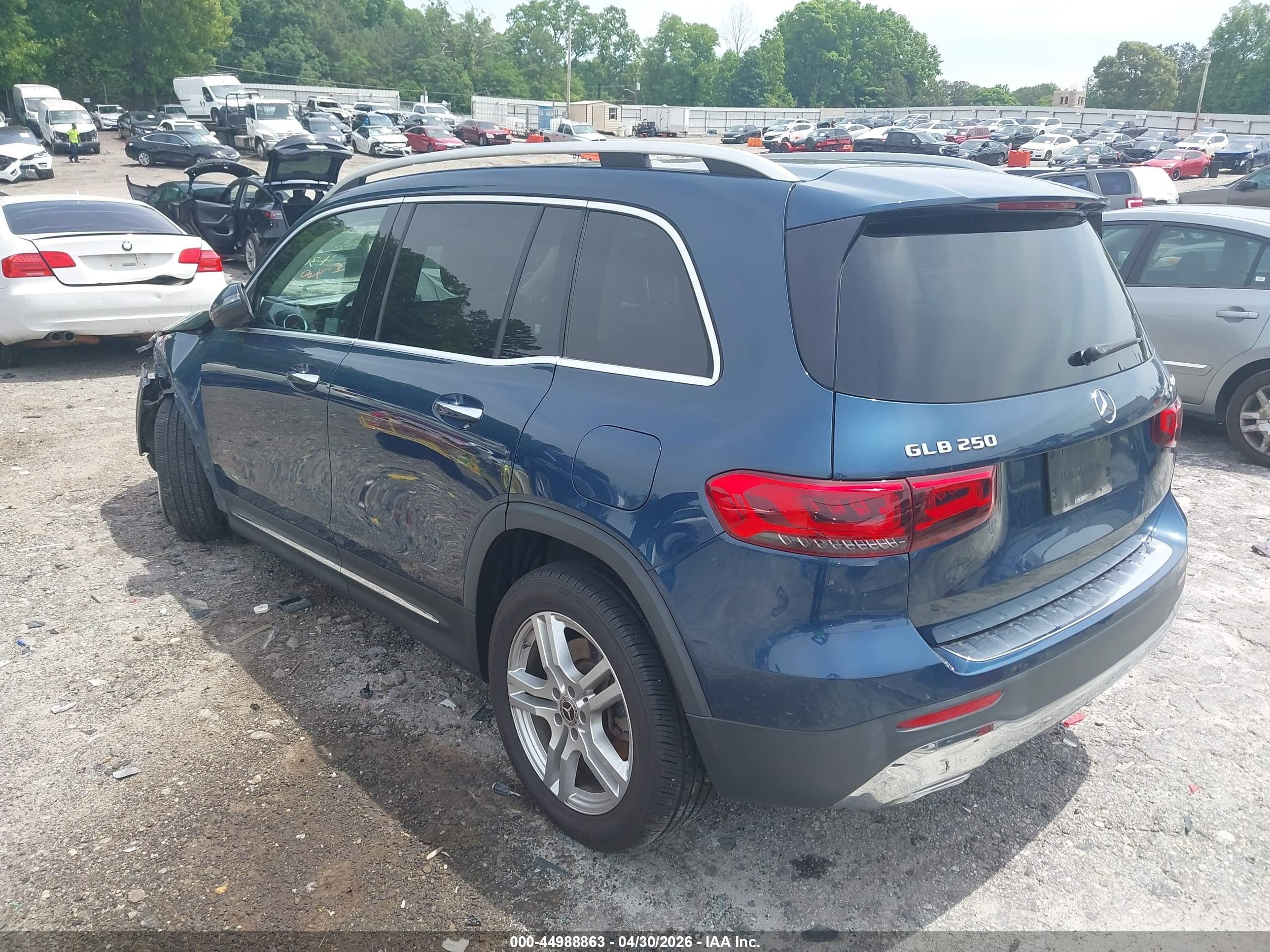 2020 Mercedes-benz Glb 250 4matic Blue vin: W1N4M4HB5LW025425