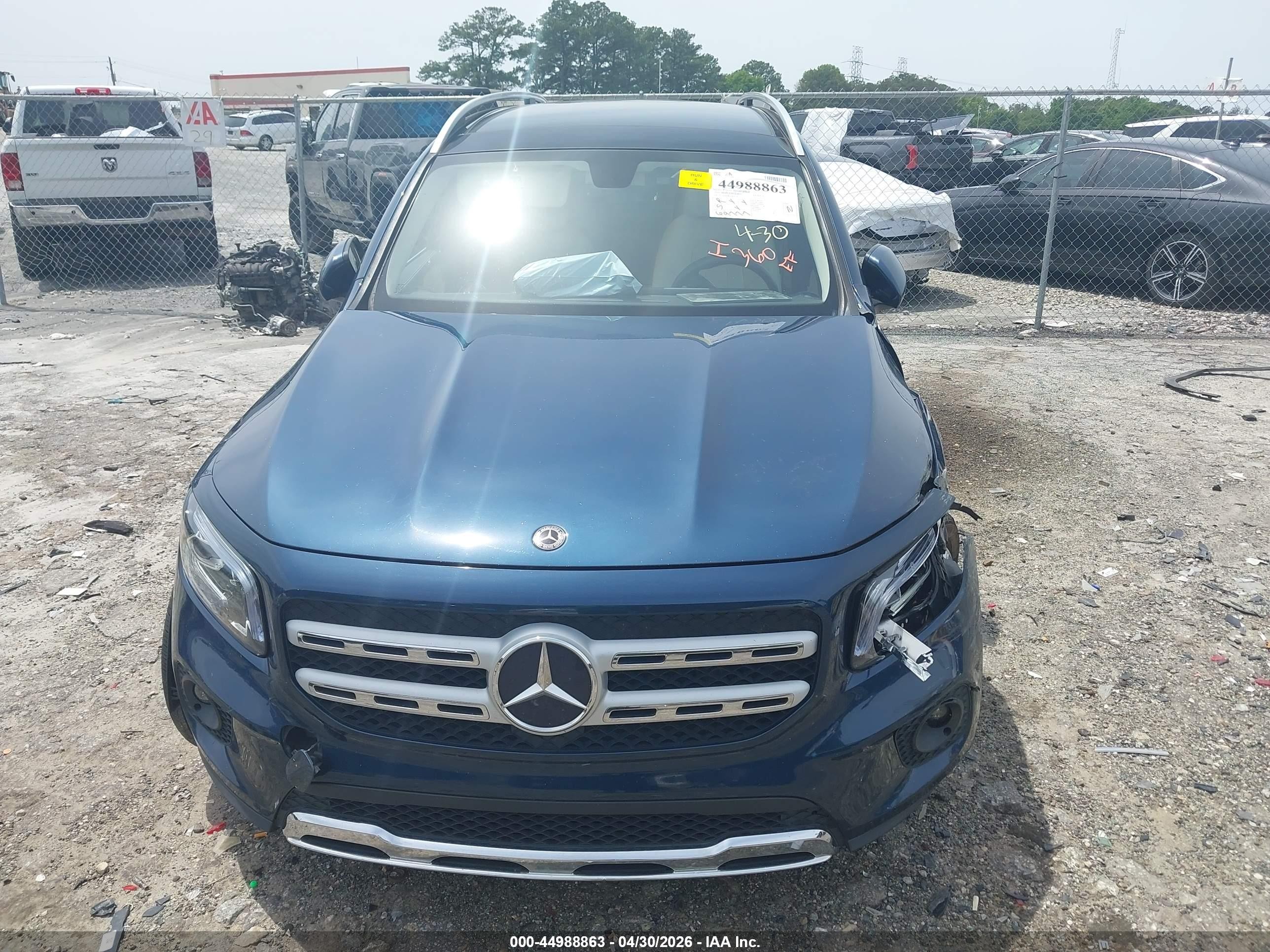 2020 Mercedes-benz Glb 250 4matic Blue vin: W1N4M4HB5LW025425