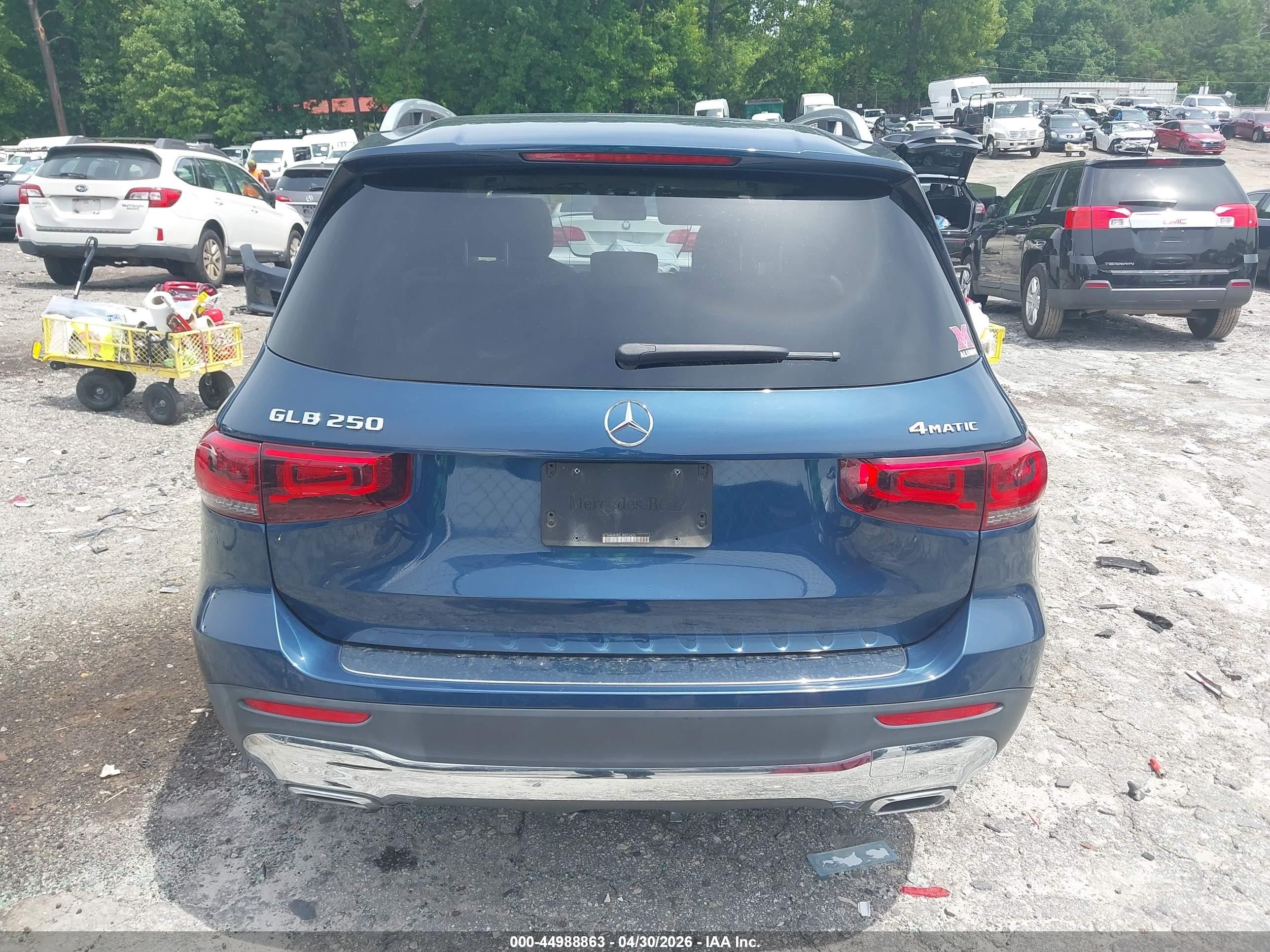 2020 Mercedes-benz Glb 250 4matic Blue vin: W1N4M4HB5LW025425