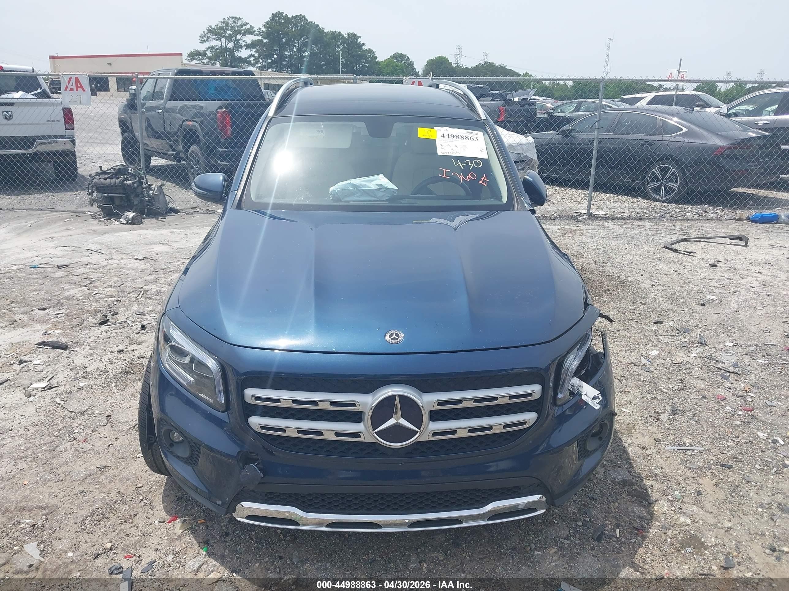 2020 Mercedes-benz Glb 250 4matic Blue vin: W1N4M4HB5LW025425