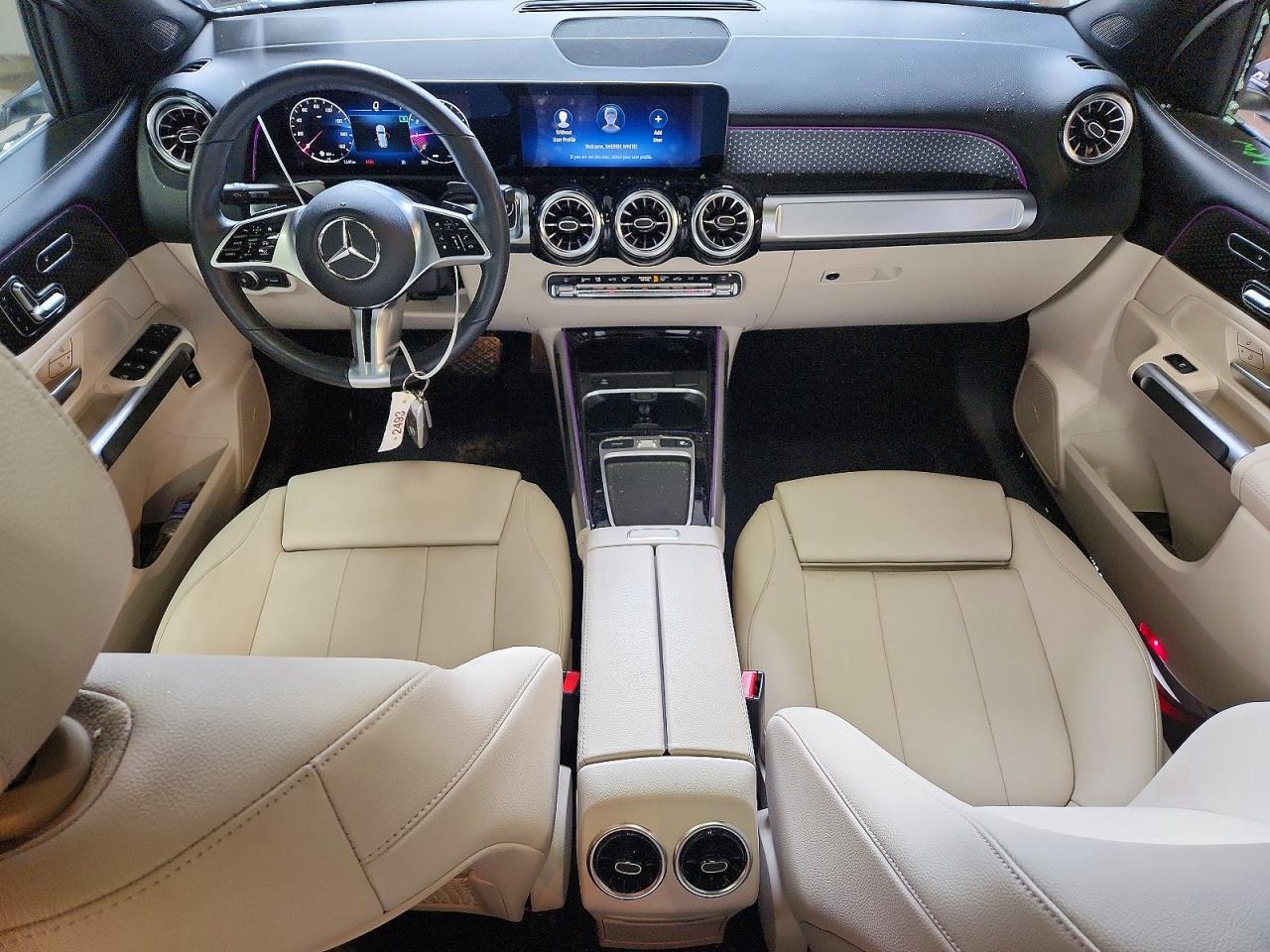 2024 Mercedes-benz Glb 250 4matic Белый vin: W1N4M4HB7RW354183