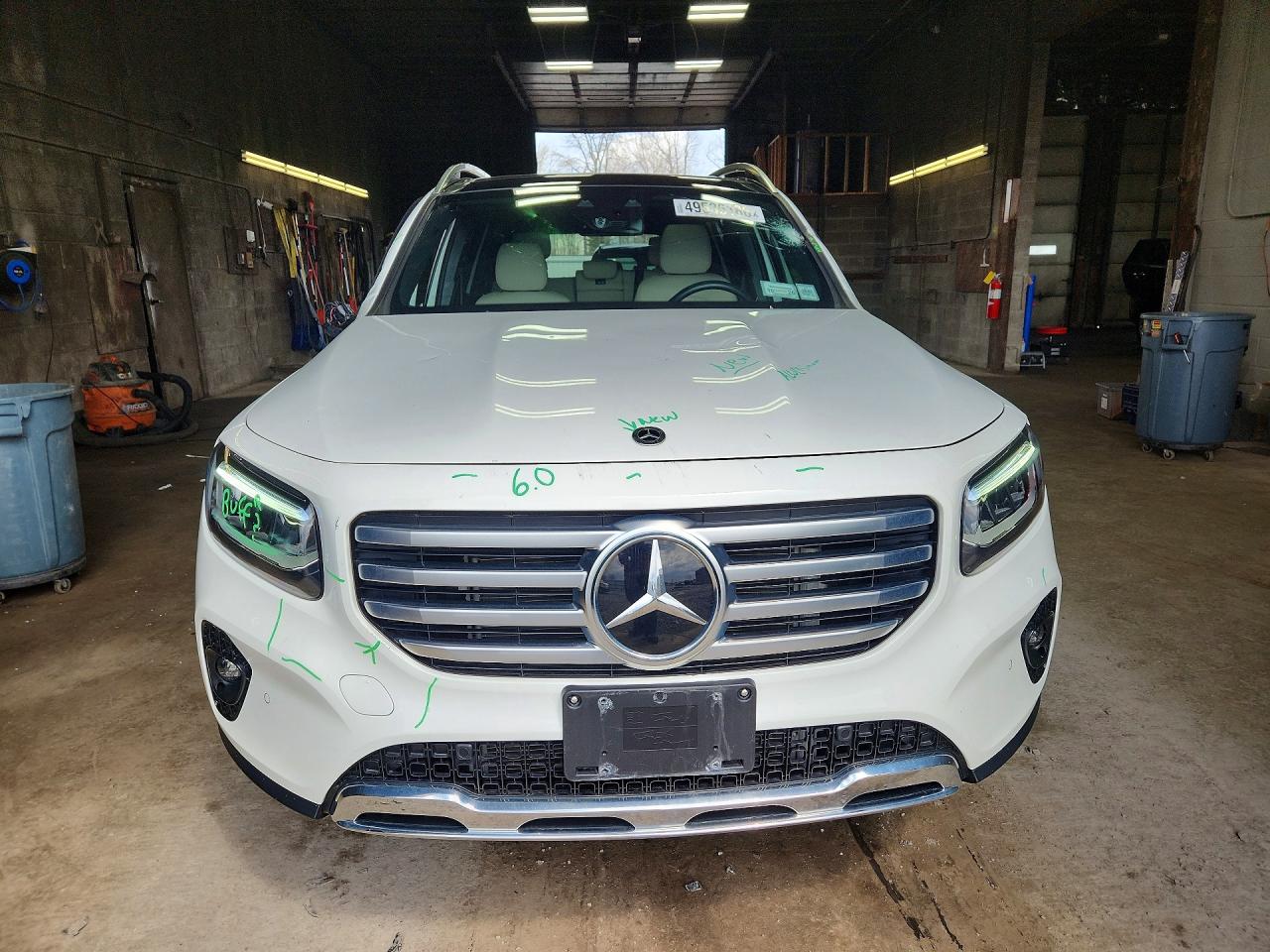 2024 Mercedes-benz Glb 250 4matic Белый vin: W1N4M4HB7RW354183