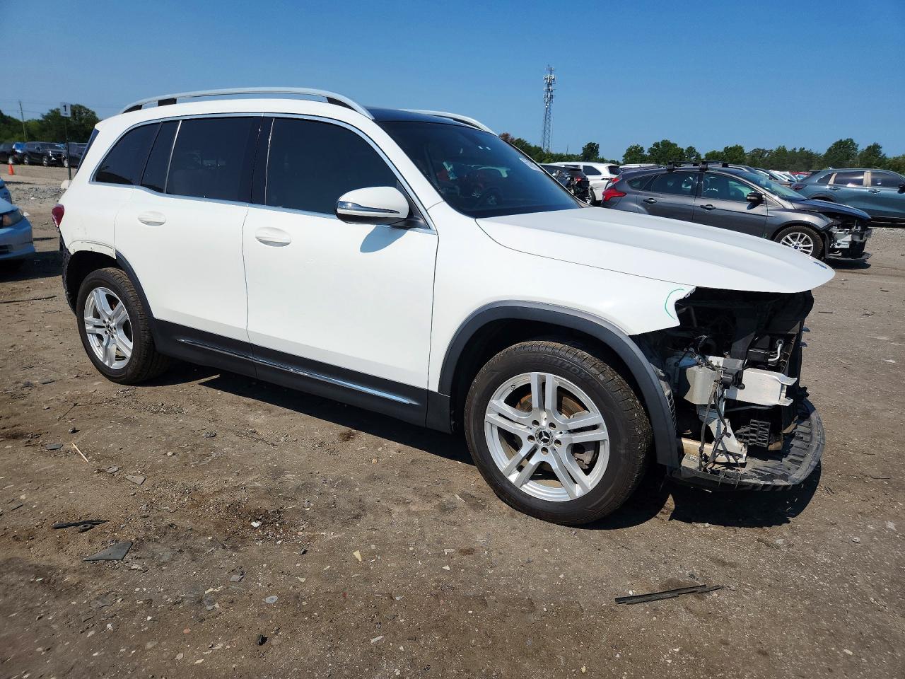 2020 Mercedes-benz Glb 250 4matic White vin: W1N4M4HB9LW049324