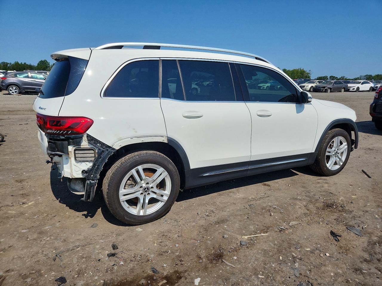 2020 Mercedes-benz Glb 250 4matic White vin: W1N4M4HB9LW049324