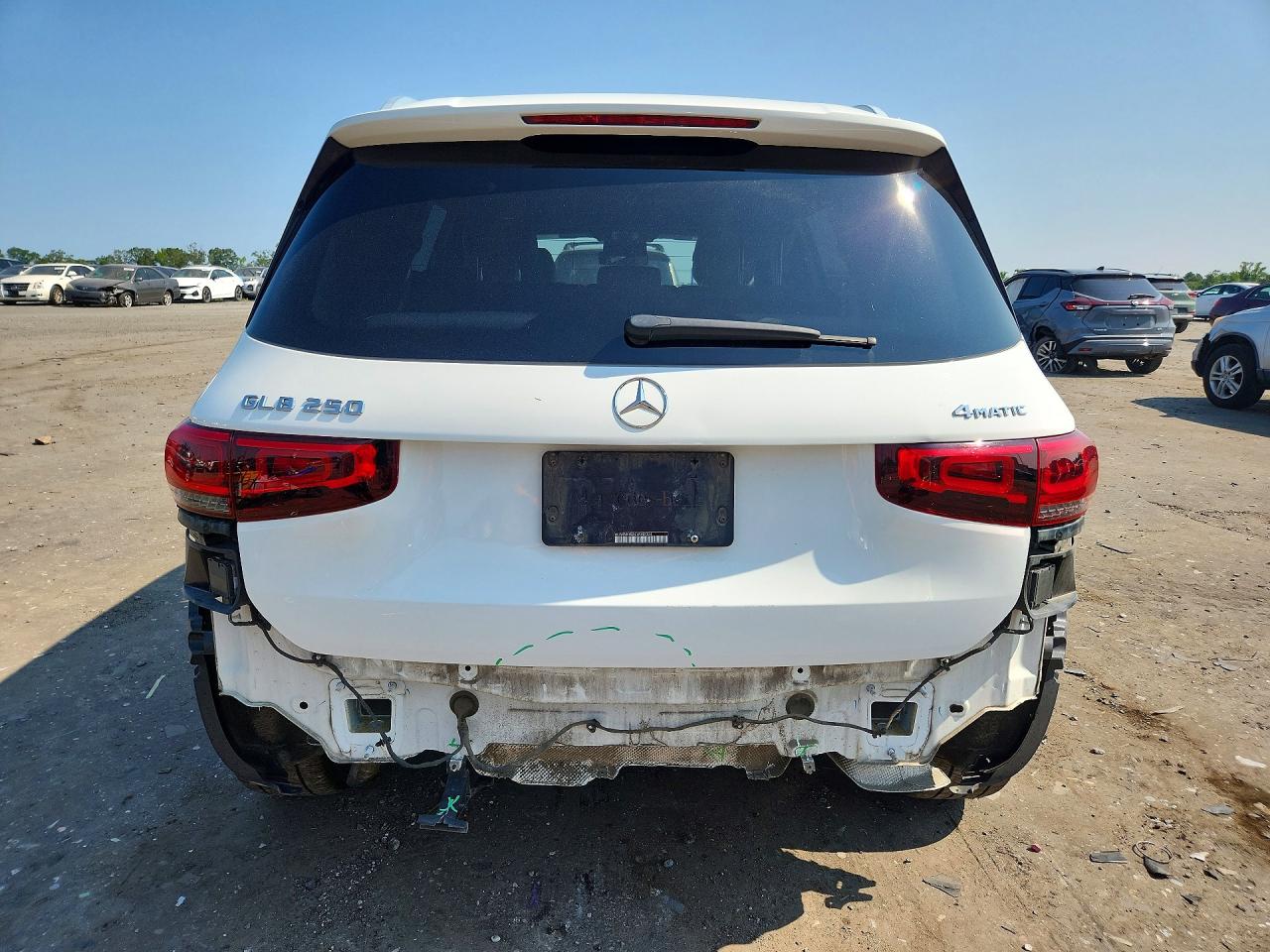 2020 Mercedes-benz Glb 250 4matic White vin: W1N4M4HB9LW049324
