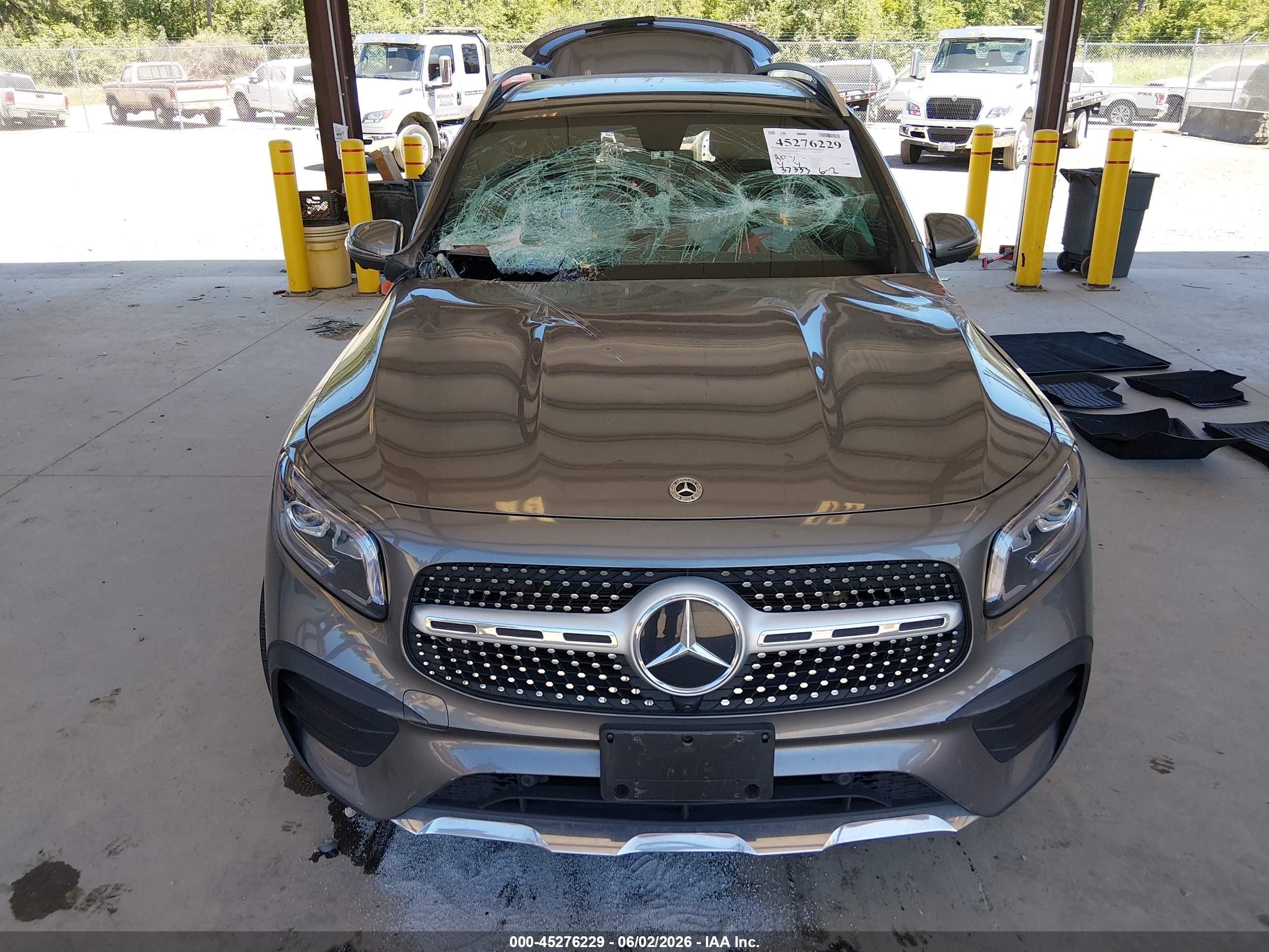 2022 Mercedes-benz Glb 250 4matic Серый vin: W1N4M4HB9NW175895