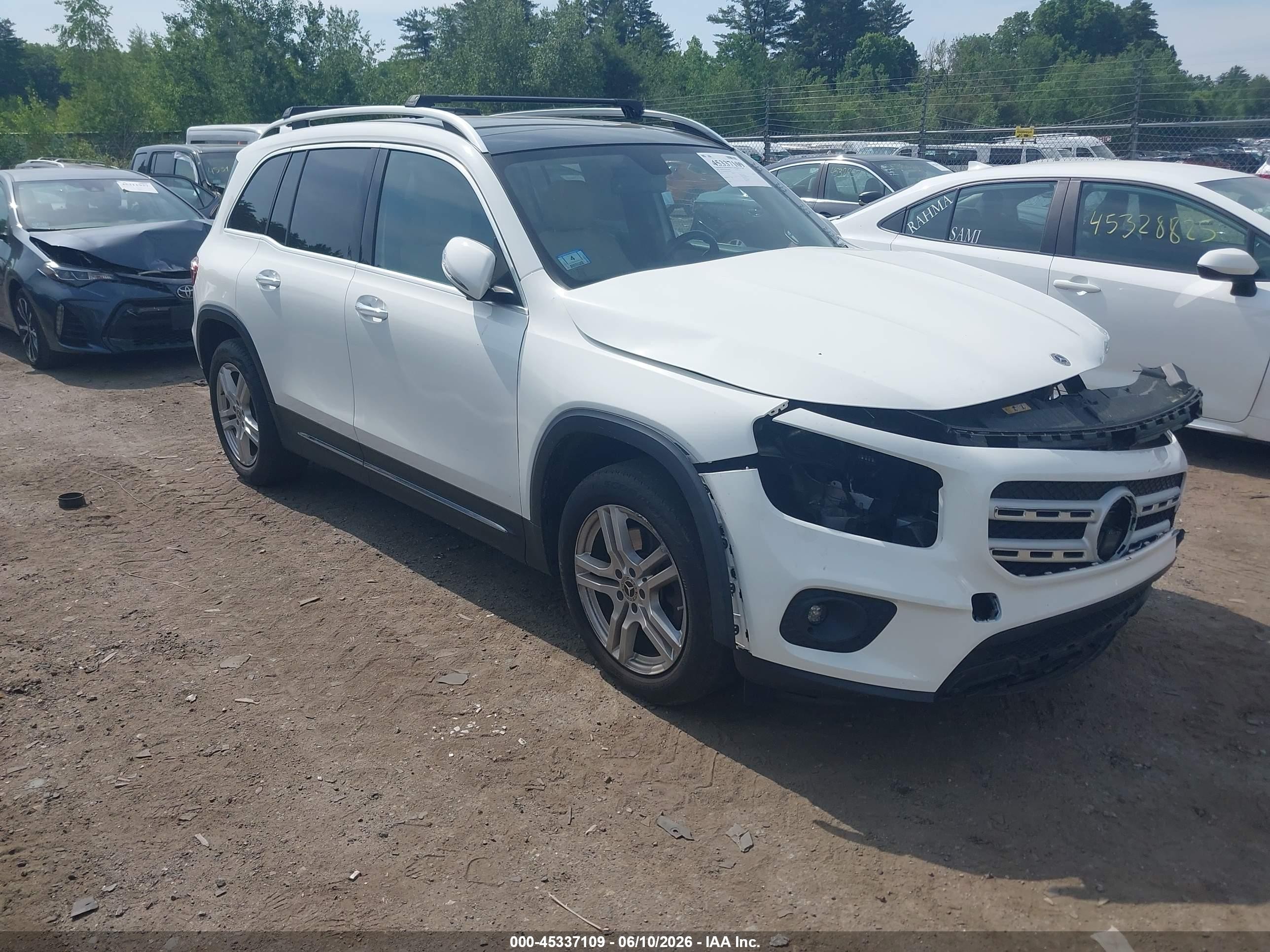 2022 Mercedes-benz Glb 250 4matic White vin: W1N4M4HB9NW232760