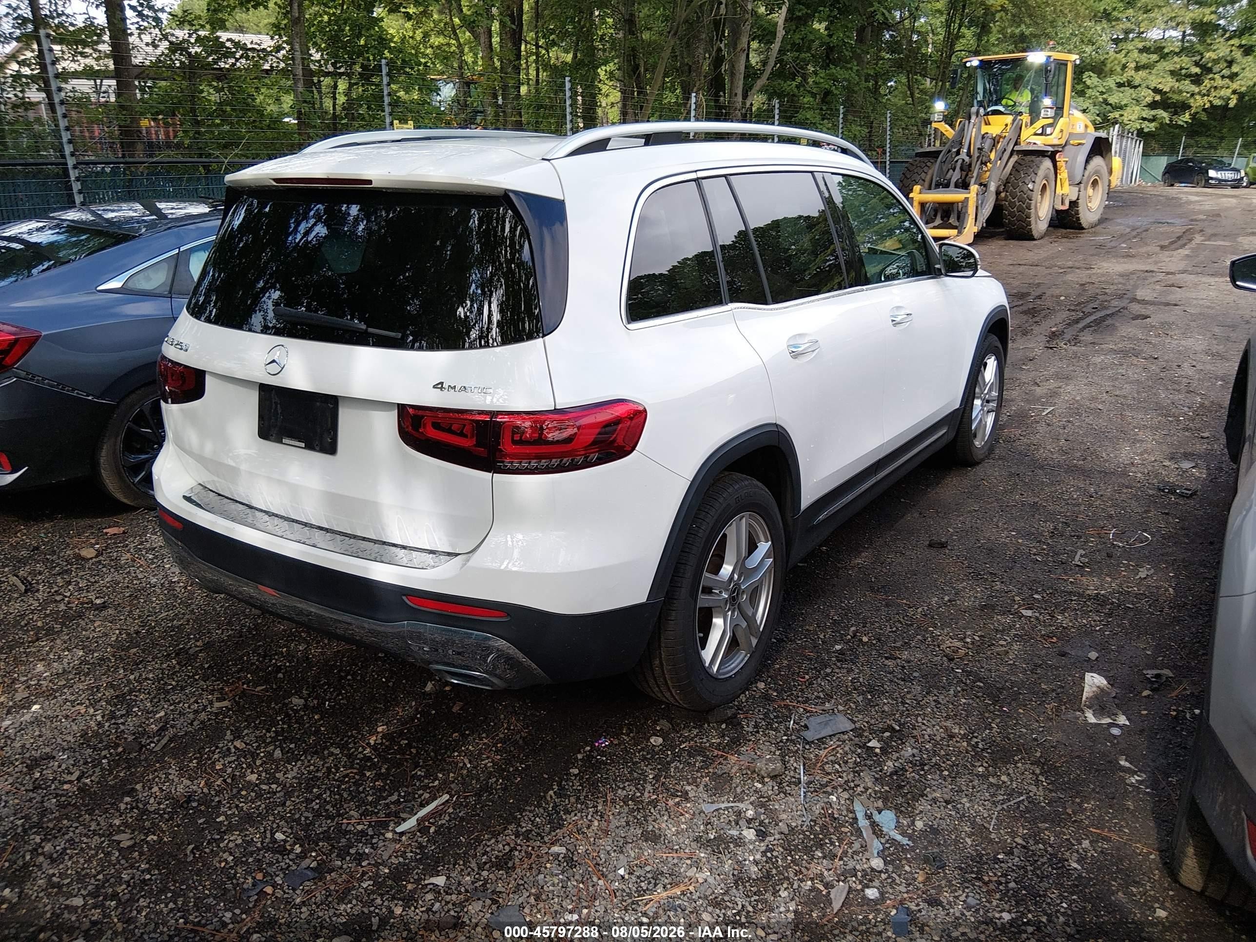 2020 Mercedes-benz Glb 250 4matic White vin: W1N4M4HBXLW024626