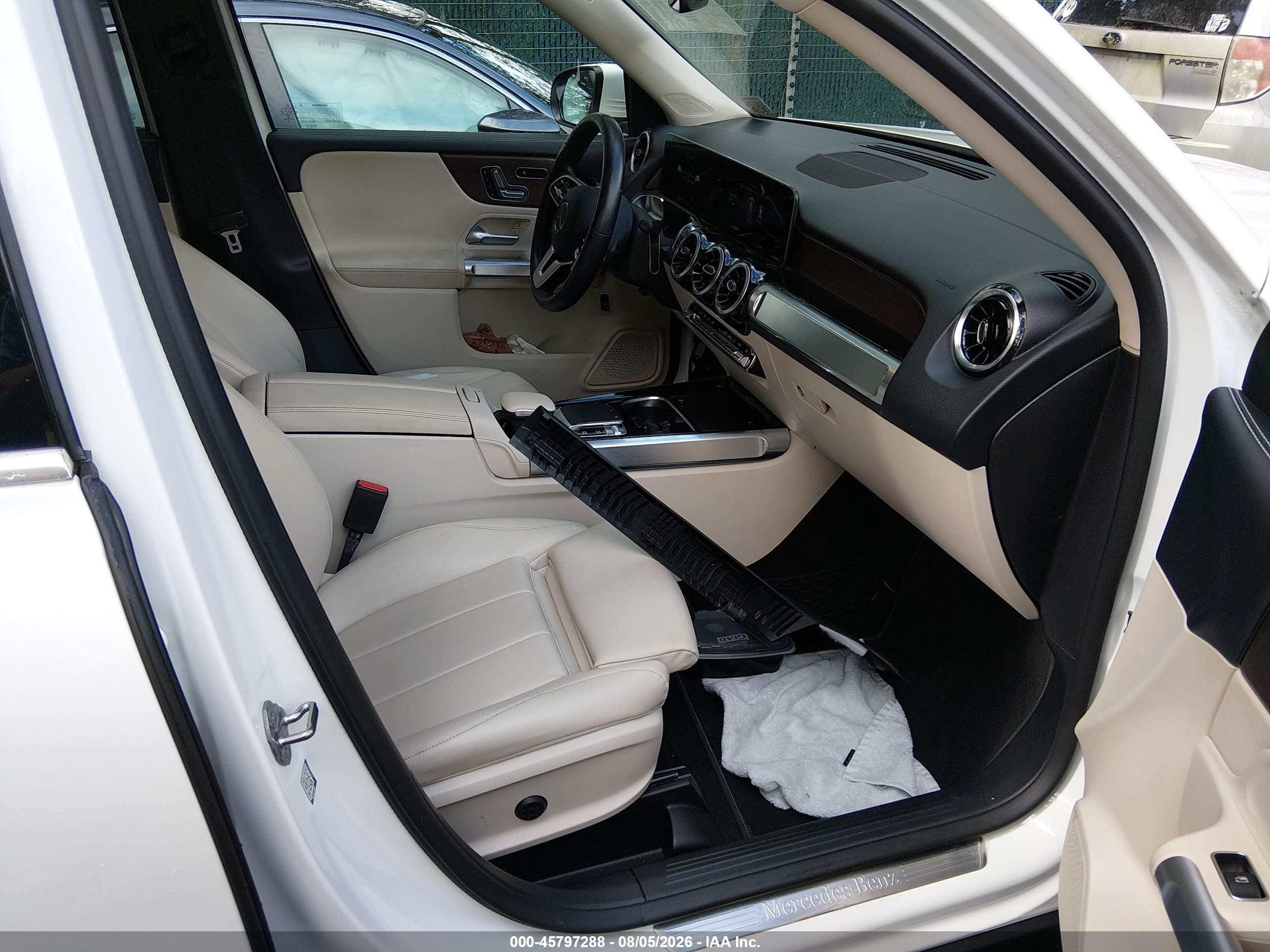 2020 Mercedes-benz Glb 250 4matic White vin: W1N4M4HBXLW024626