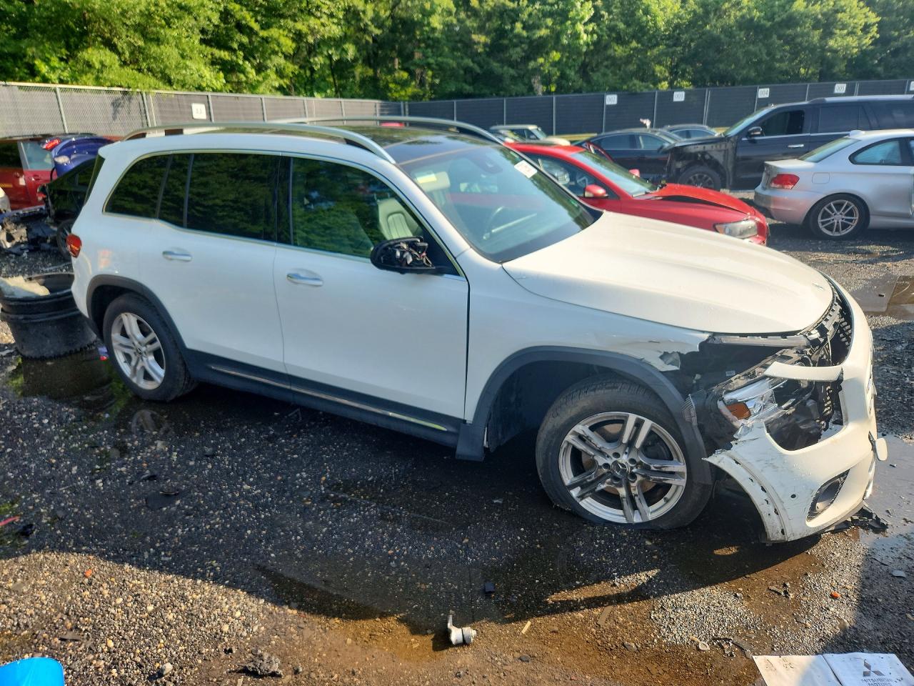 2022 Mercedes-benz Glb 250 4matic White vin: W1N4M4HBXNW181317