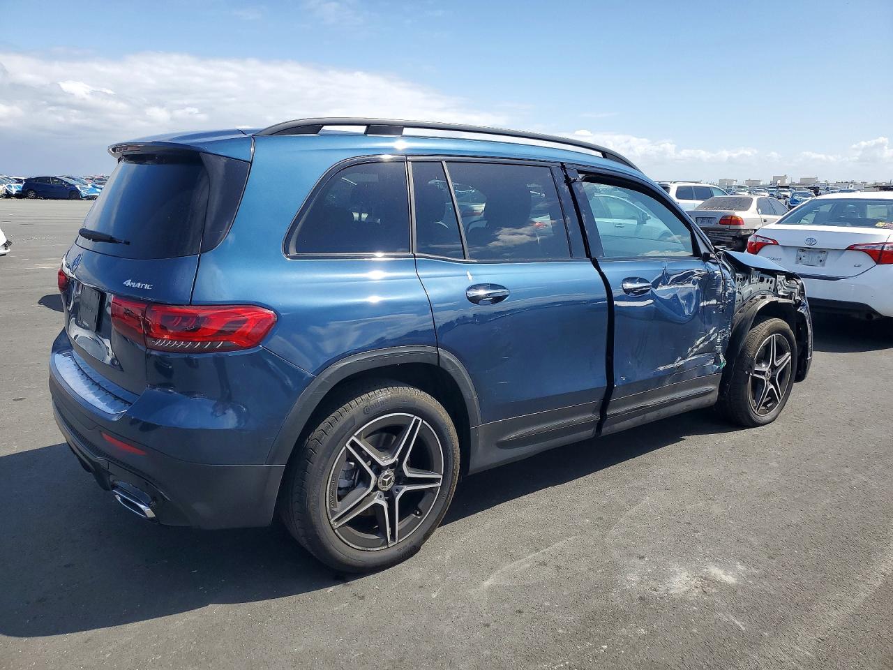 2023 Mercedes-benz Glb 250 4matic Синий vin: W1N4M4HBXPW278438