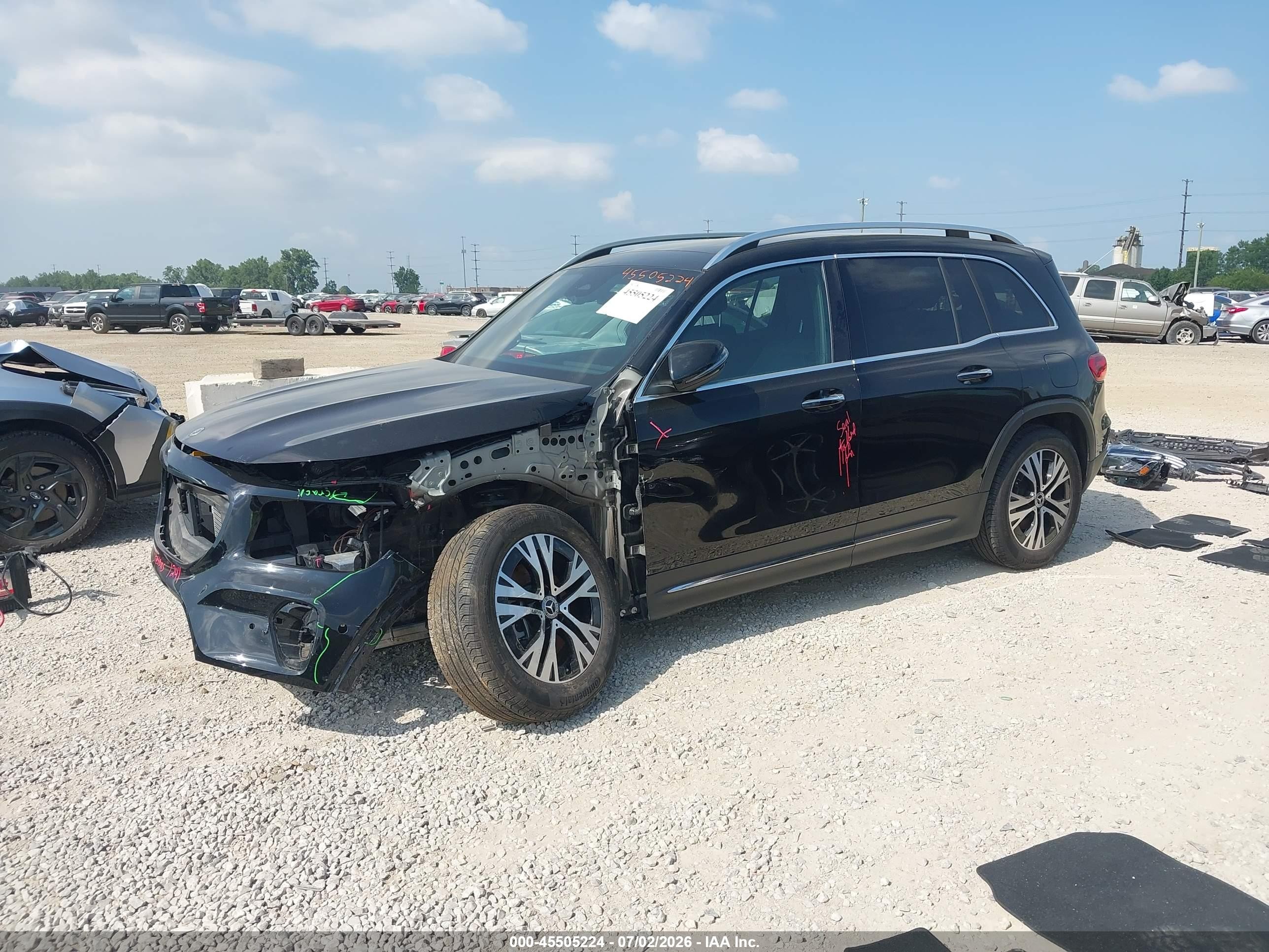 2024 Mercedes-benz Glb 250 4matic Black vin: W1N4M4HBXRW372029