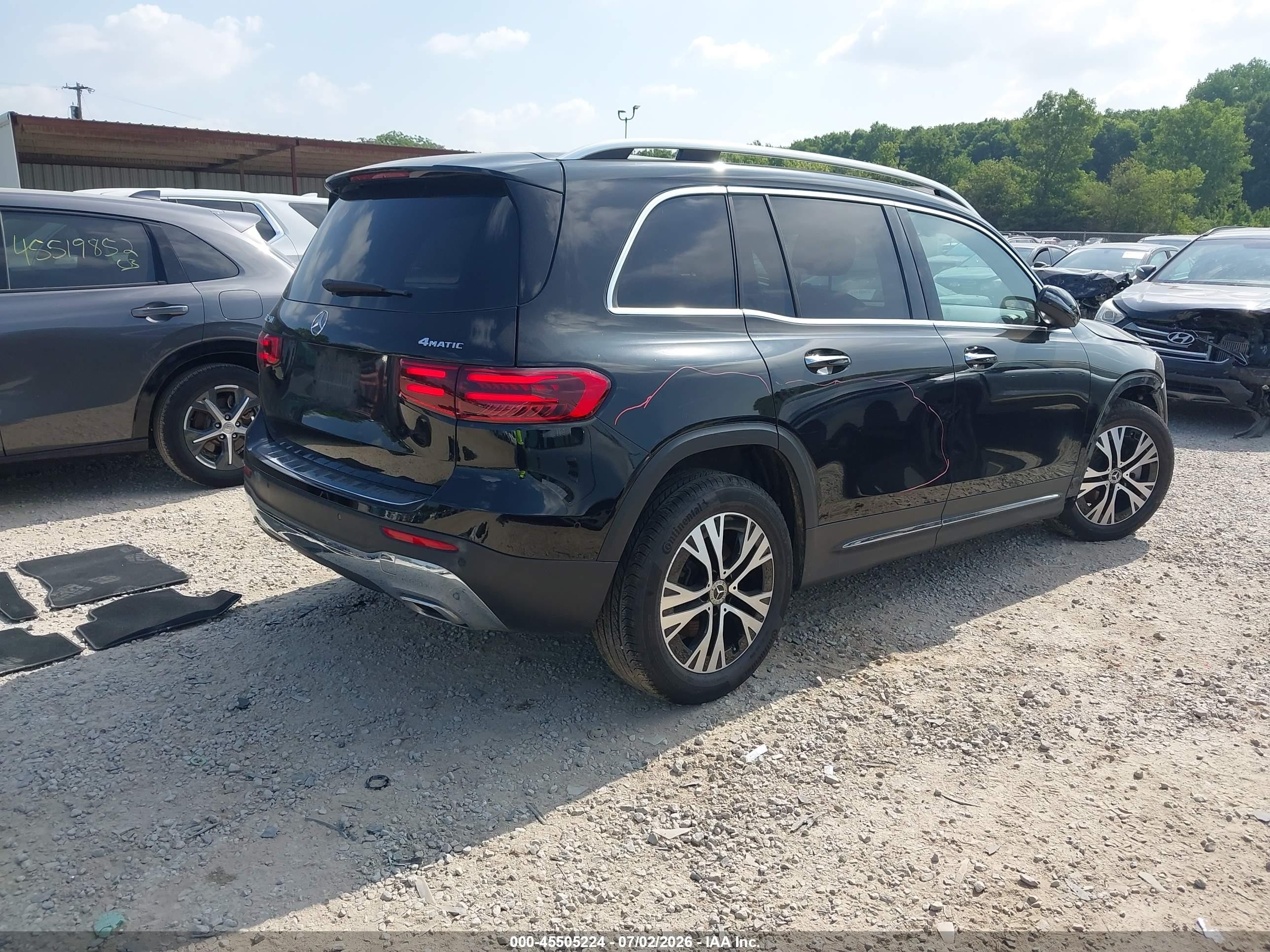 2024 Mercedes-benz Glb 250 4matic Black vin: W1N4M4HBXRW372029
