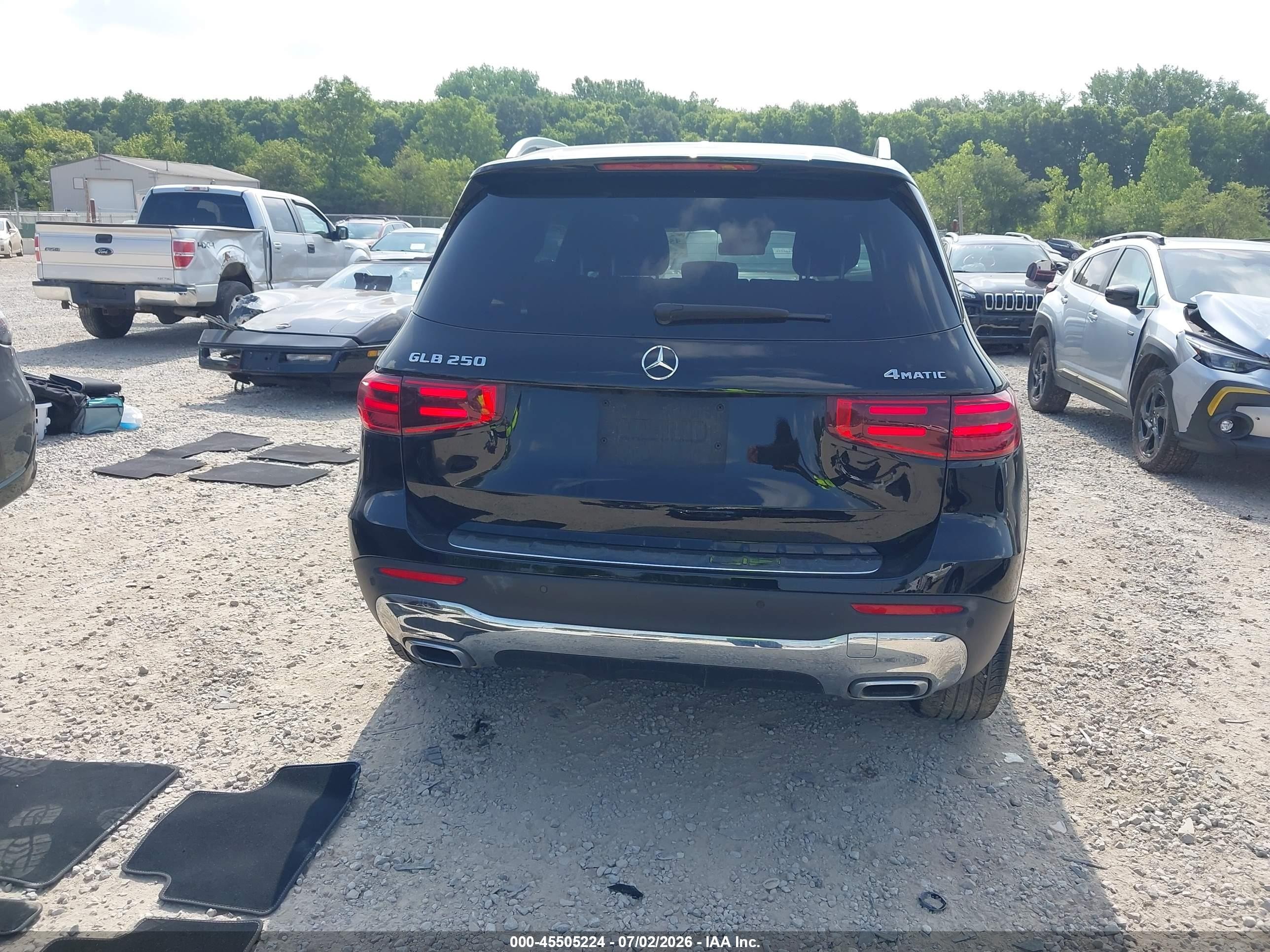2024 Mercedes-benz Glb 250 4matic Black vin: W1N4M4HBXRW372029
