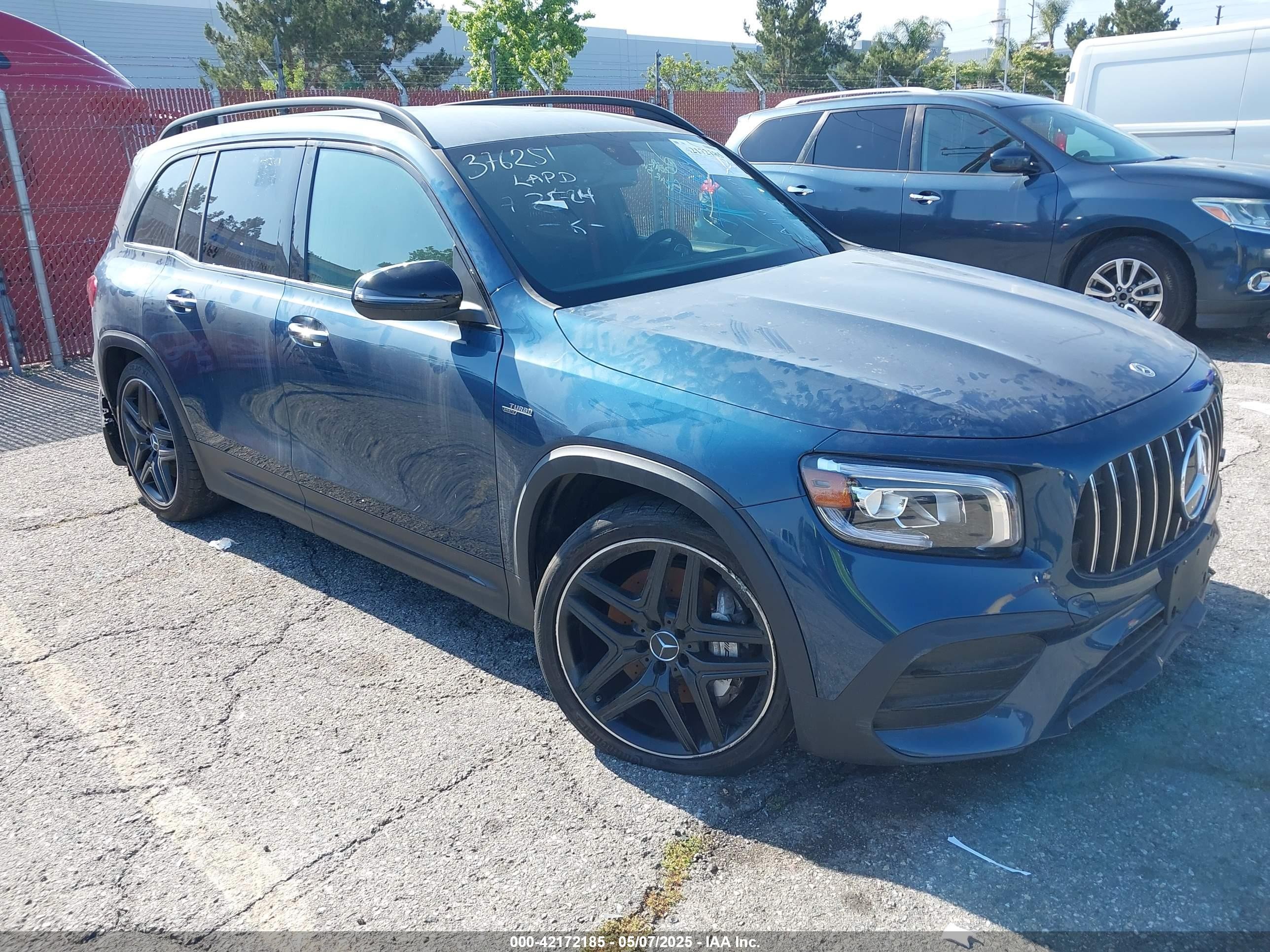 2023 Mercedes-benz Amg Glb 35 4matic Dark Blue vin: W1N4M5BB7PW301673