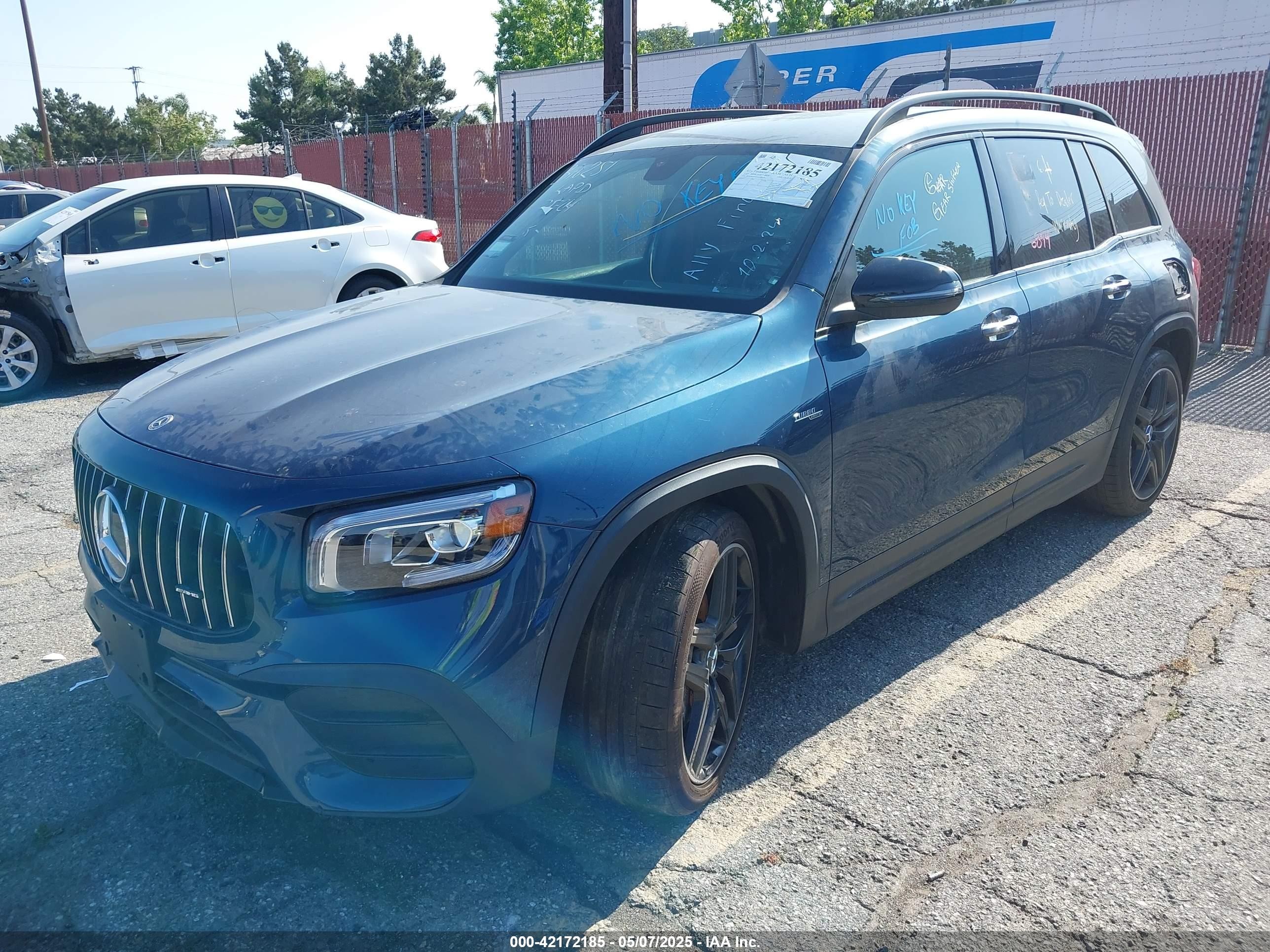 2023 Mercedes-benz Amg Glb 35 4matic Dark Blue vin: W1N4M5BB7PW301673