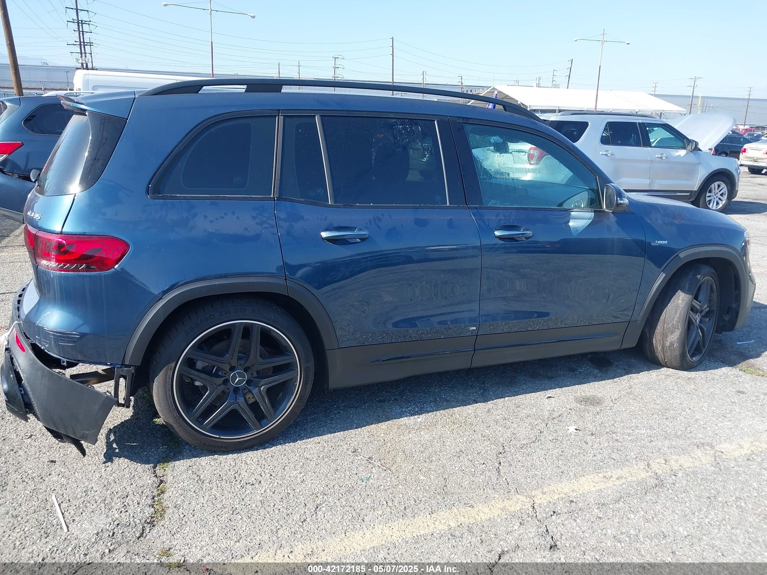 2023 Mercedes-benz Amg Glb 35 4matic Dark Blue vin: W1N4M5BB7PW301673