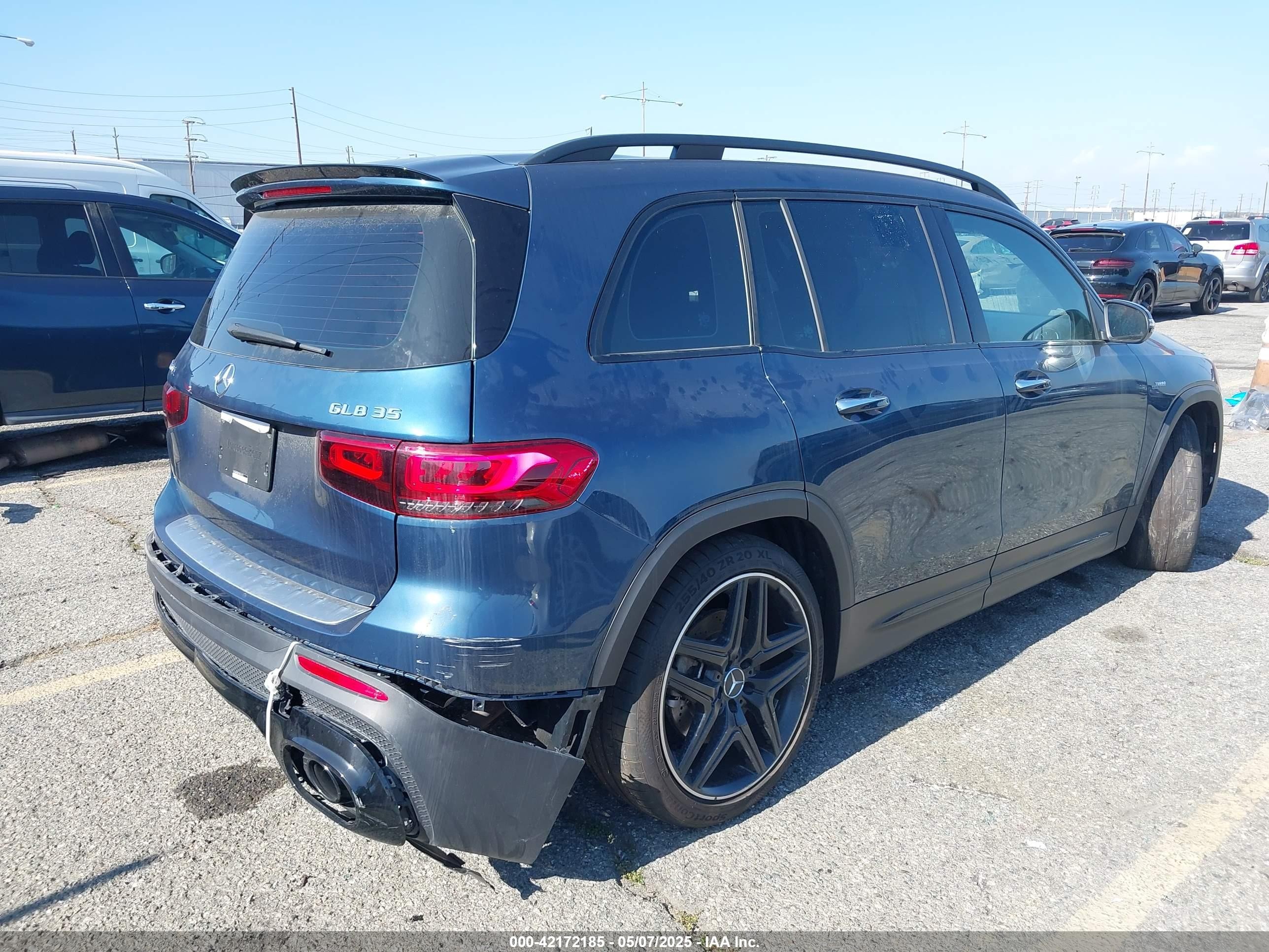 2023 Mercedes-benz Amg Glb 35 4matic Dark Blue vin: W1N4M5BB7PW301673