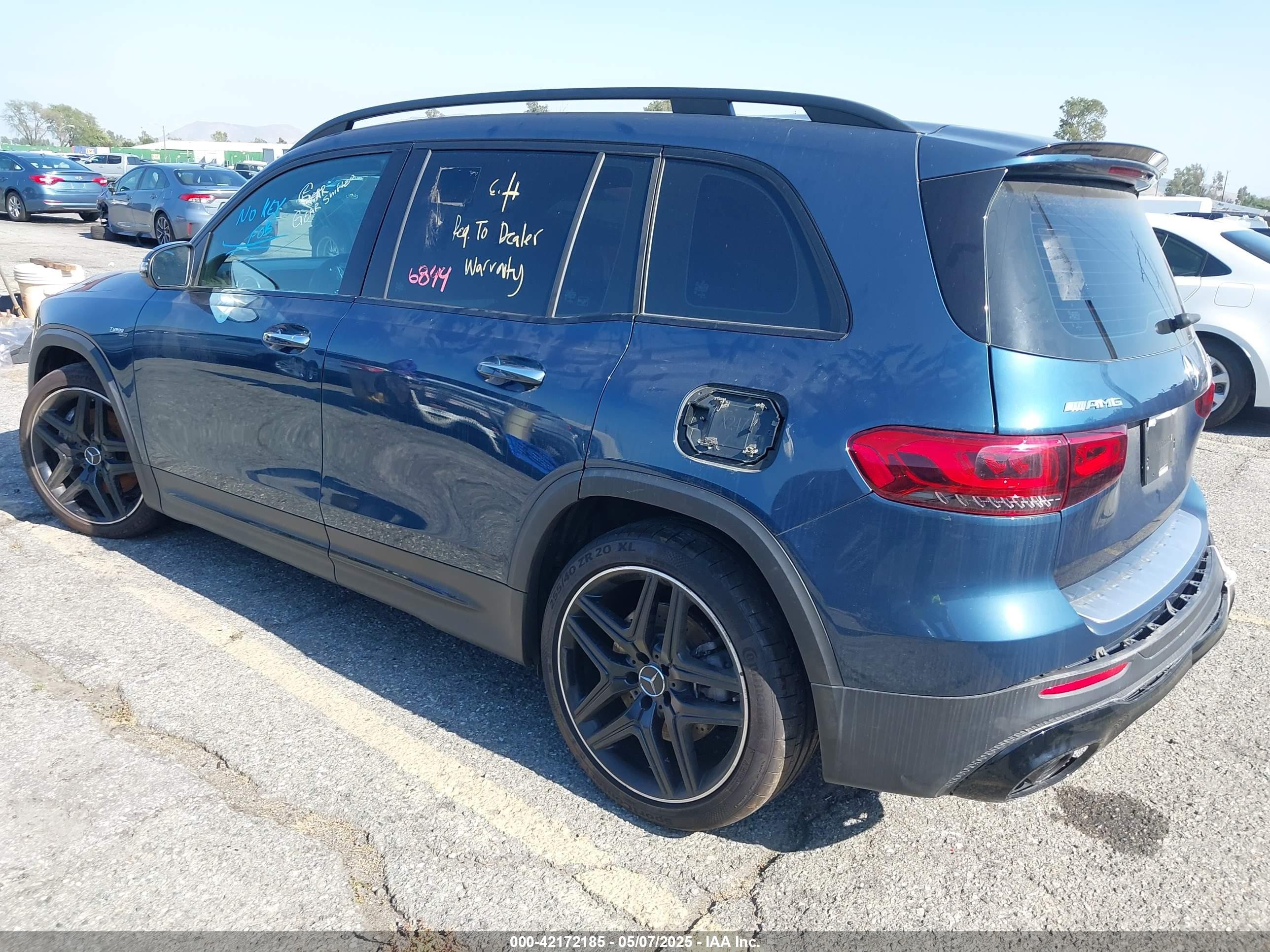 2023 Mercedes-benz Amg Glb 35 4matic Dark Blue vin: W1N4M5BB7PW301673