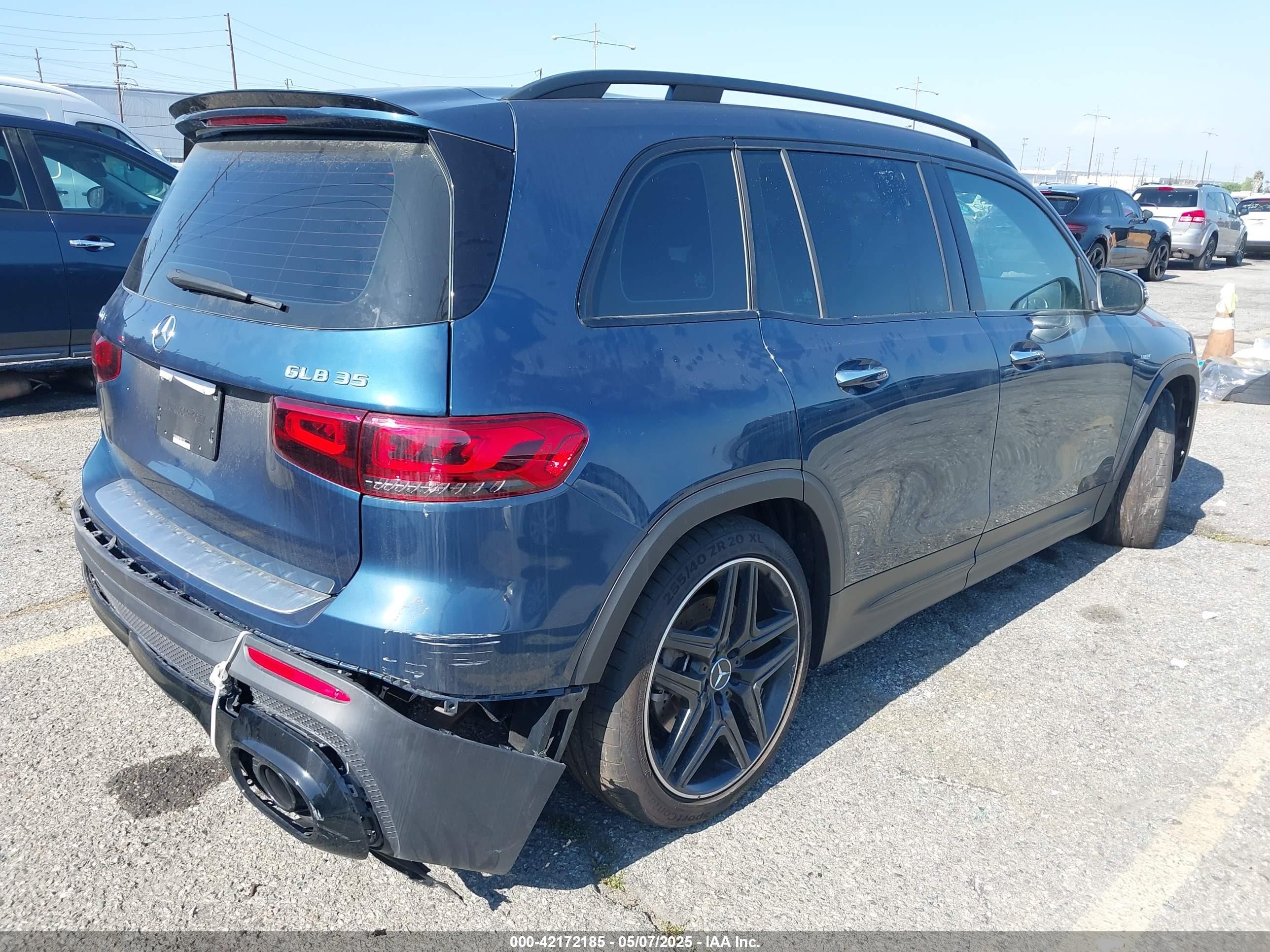 2023 Mercedes-benz Amg Glb 35 4matic Dark Blue vin: W1N4M5BB7PW301673