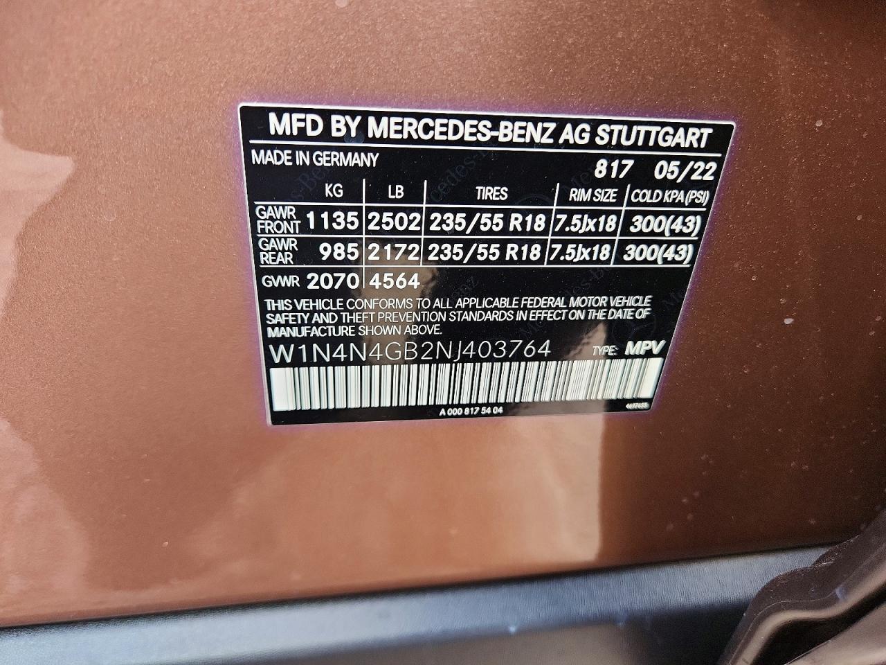 2022 Mercedes-benz Gla 250 Brown vin: W1N4N4GB2NJ403764