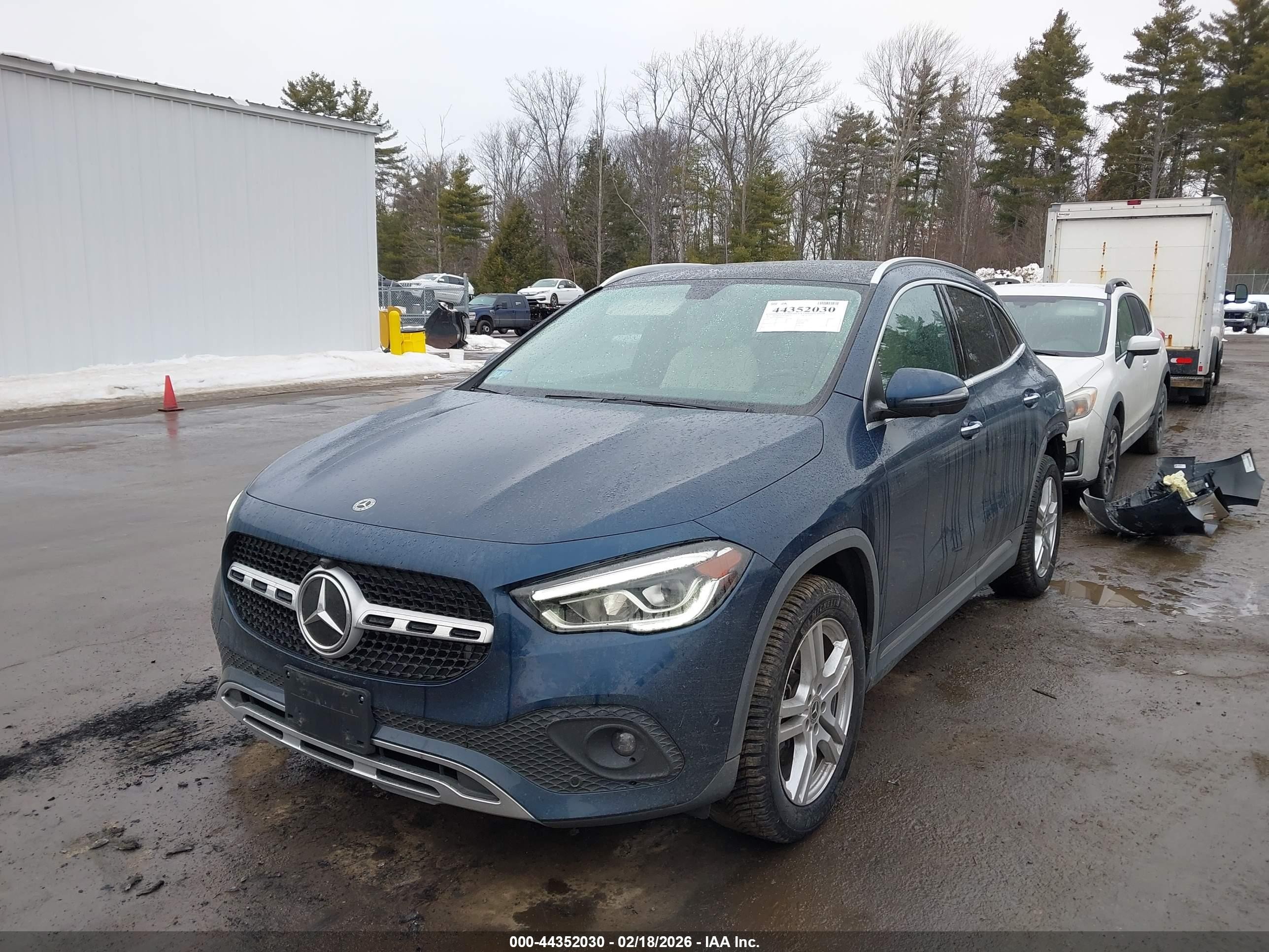 2021 Mercedes-benz Gla 250 4matic Синий vin: W1N4N4HB0MJ171792