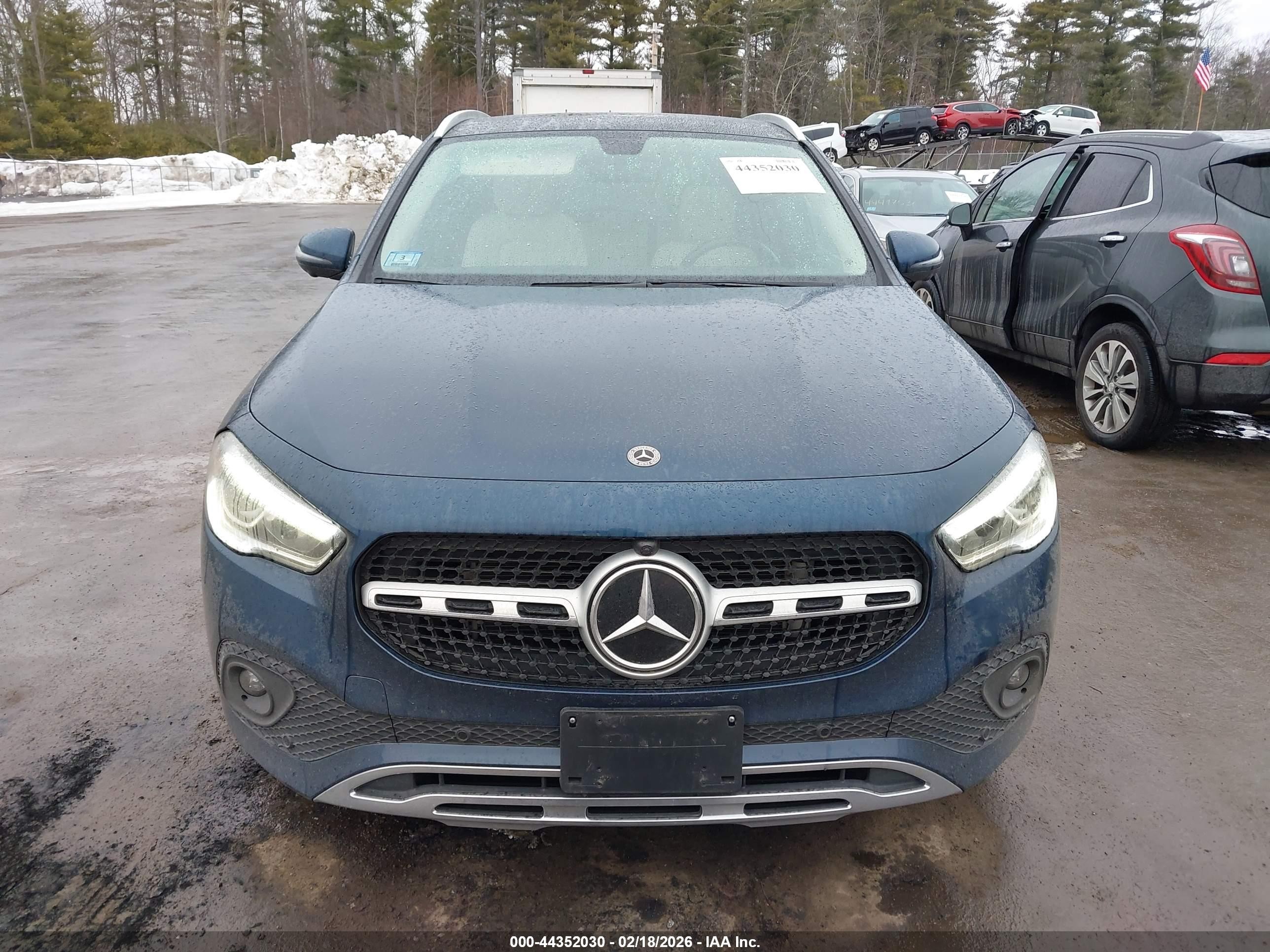 2021 Mercedes-benz Gla 250 4matic Синий vin: W1N4N4HB0MJ171792