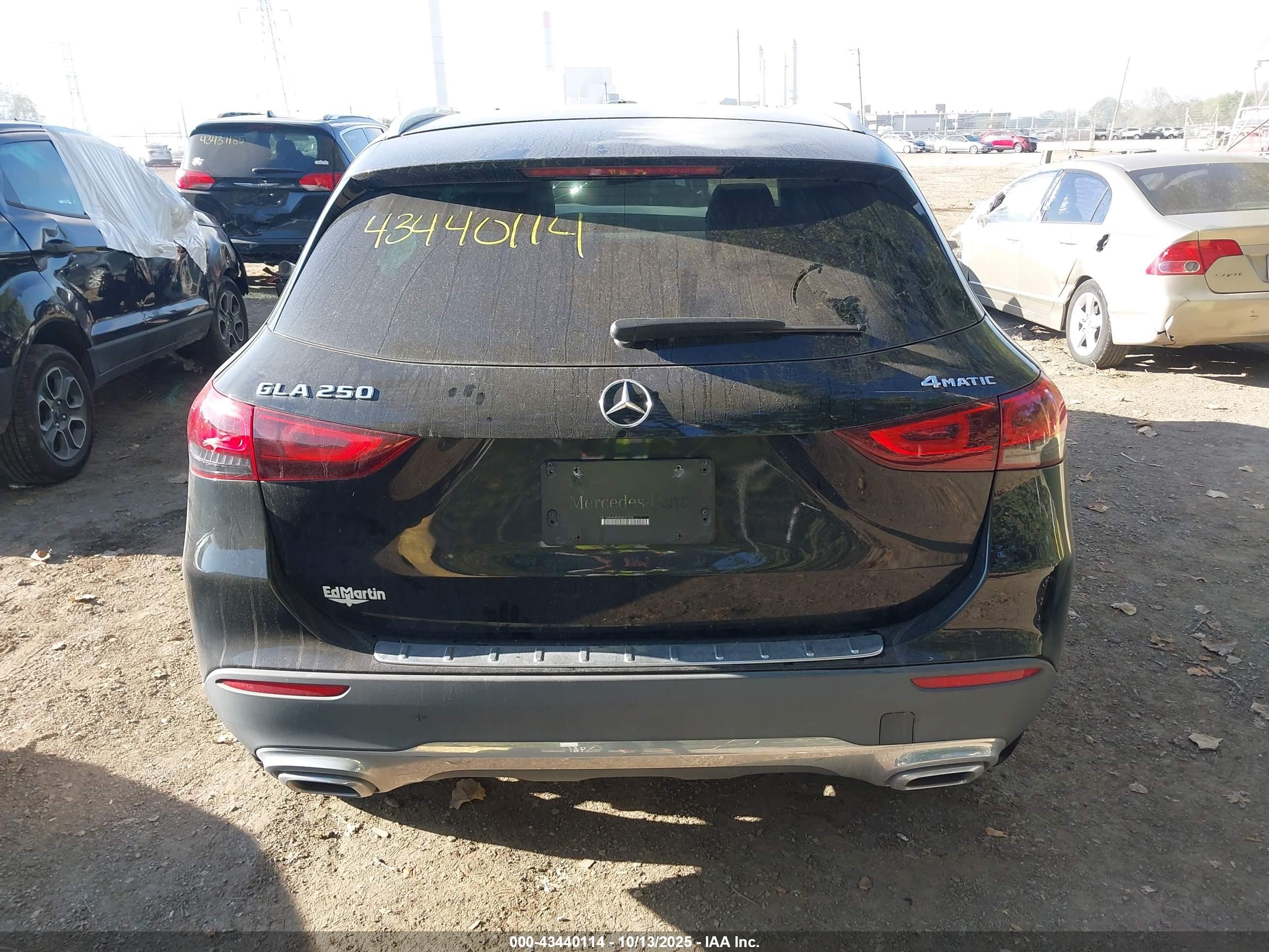 2021 Mercedes-benz Gla 250 4matic Black vin: W1N4N4HB0MJ267096