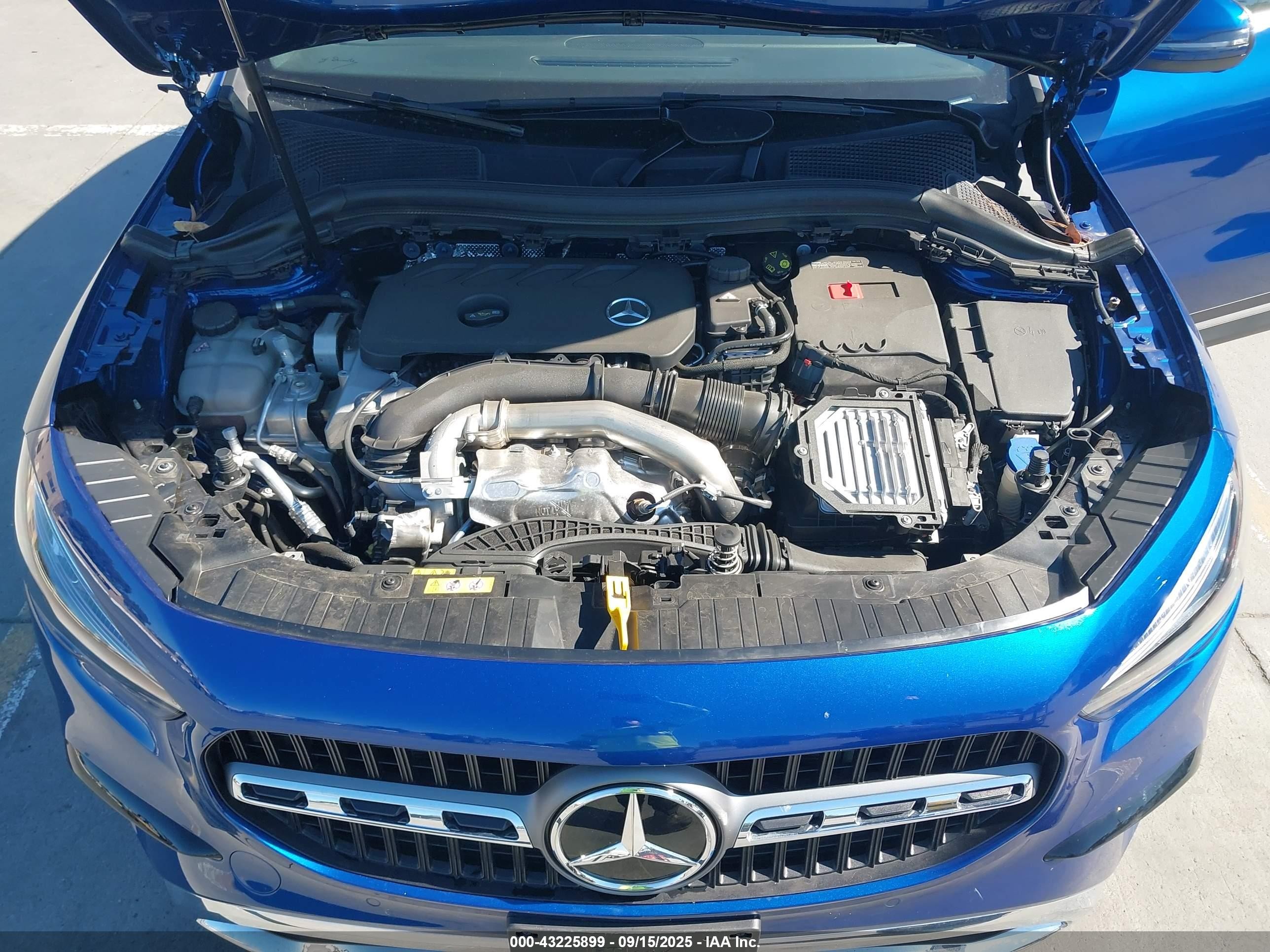 2025 Mercedes-benz Gla 250 4matic Синий vin: W1N4N4HB0SJ697207
