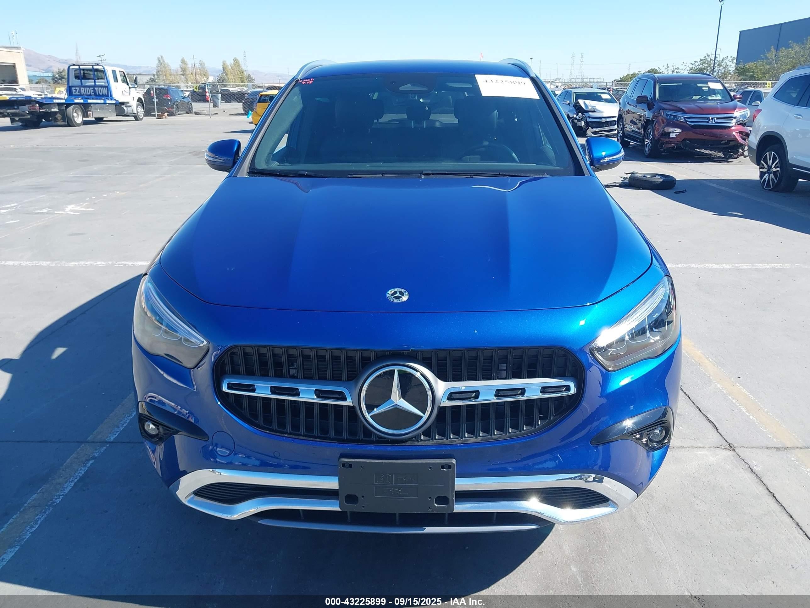 2025 Mercedes-benz Gla 250 4matic Синий vin: W1N4N4HB0SJ697207