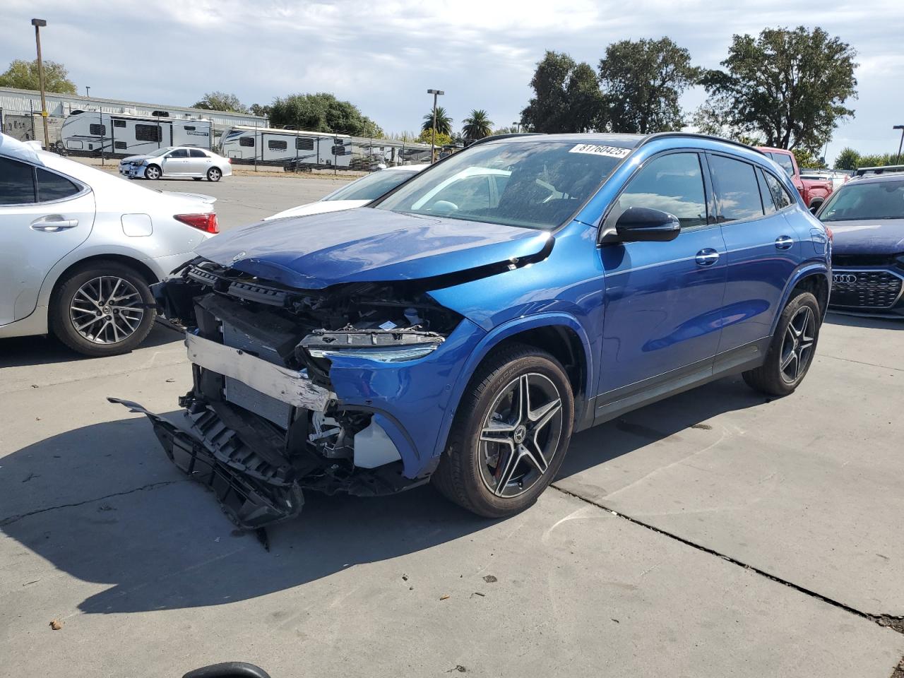 2025 Mercedes-benz Gla 250 4matic Синий vin: W1N4N4HB1SJ663129