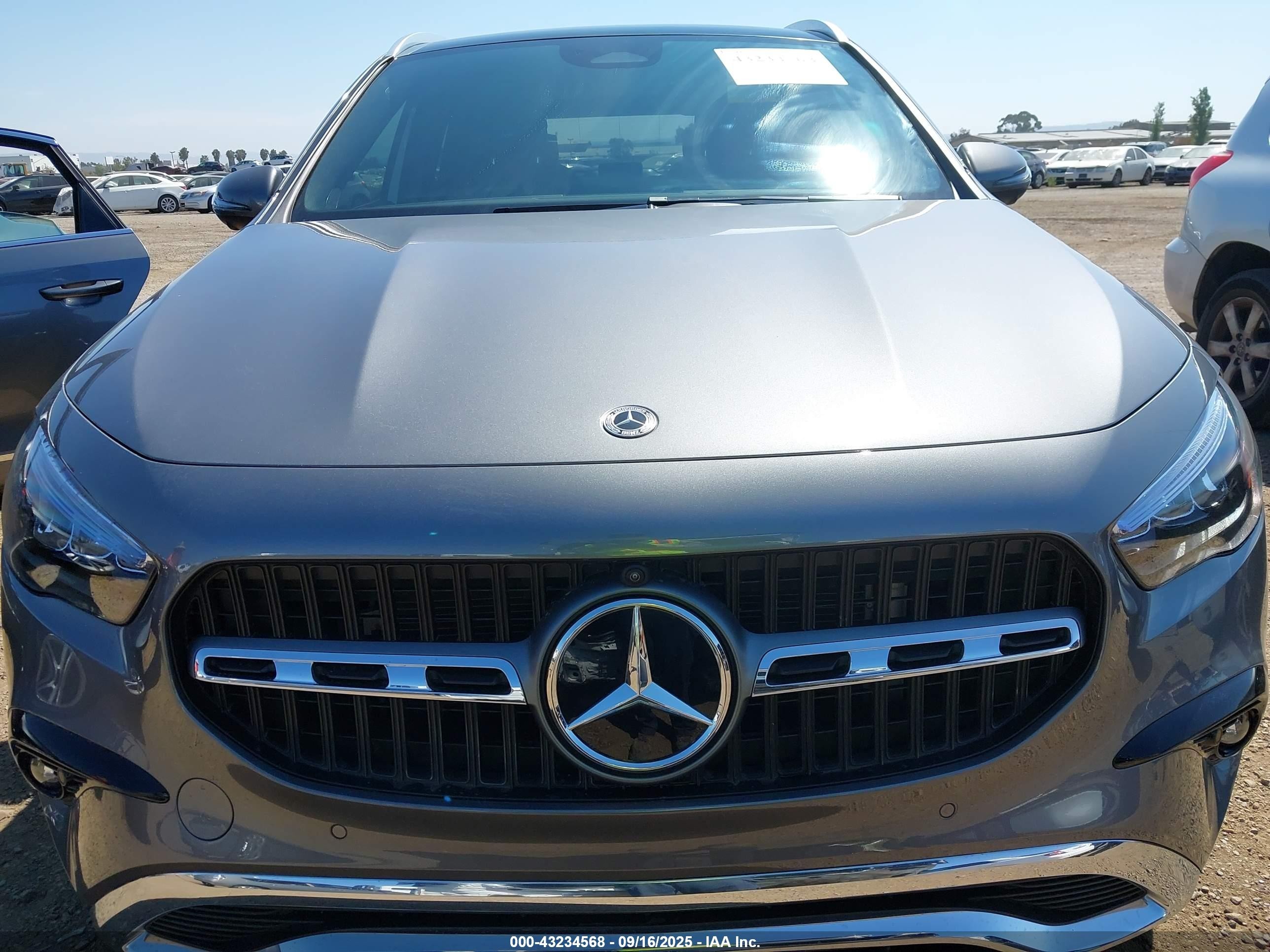 2025 Mercedes-benz Gla 250 4matic Серый vin: W1N4N4HB2SJ730532
