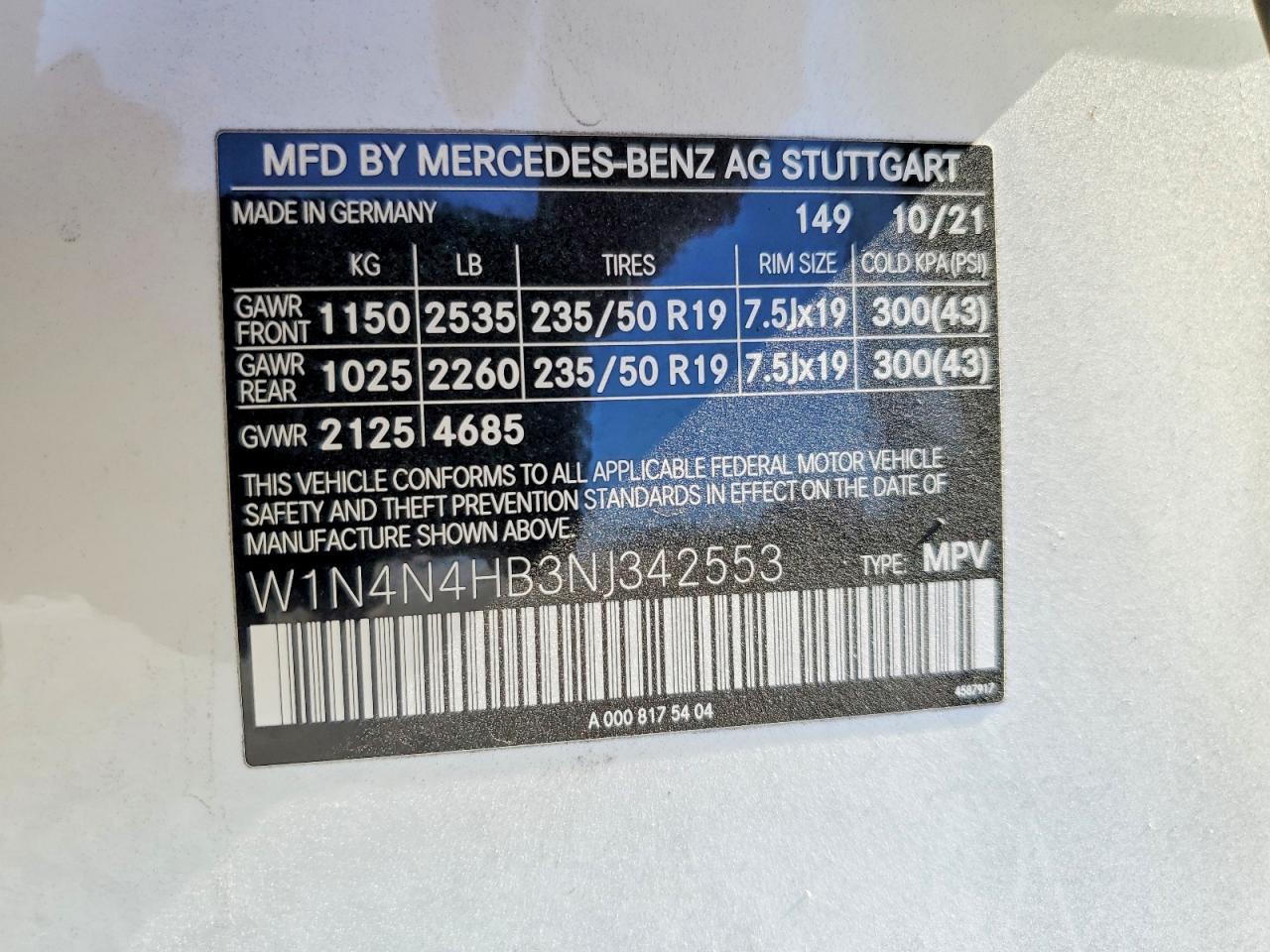 2022 Mercedes-benz Gla 250 4matic White vin: W1N4N4HB3NJ342553