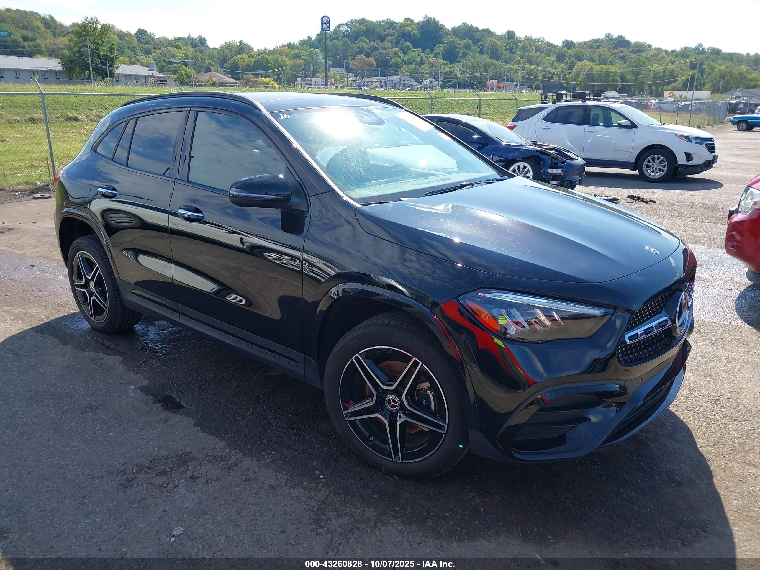 2025 Mercedes-benz Gla 250 4matic Black vin: W1N4N4HB3SJ635087