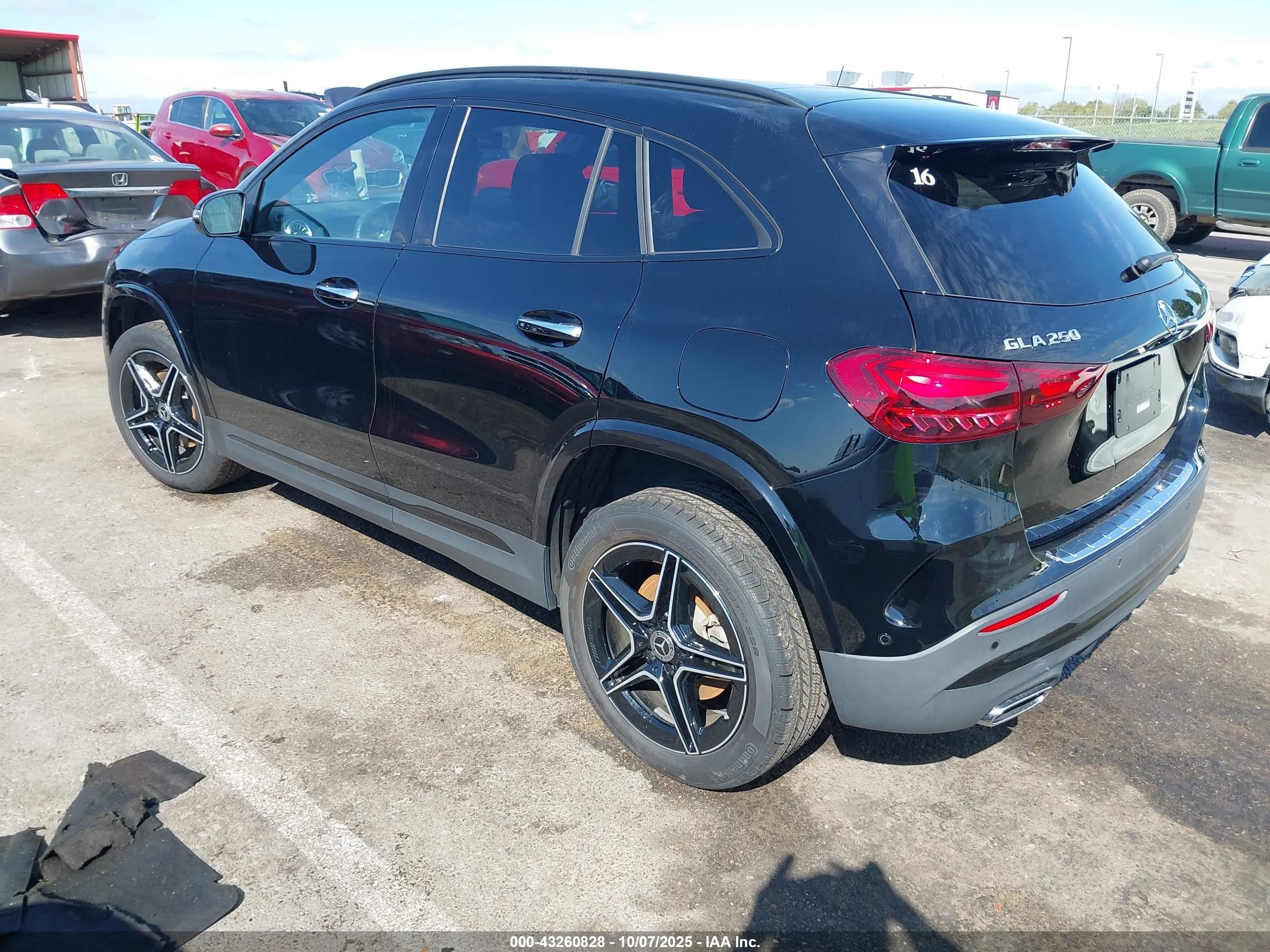 2025 Mercedes-benz Gla 250 4matic Black vin: W1N4N4HB3SJ635087
