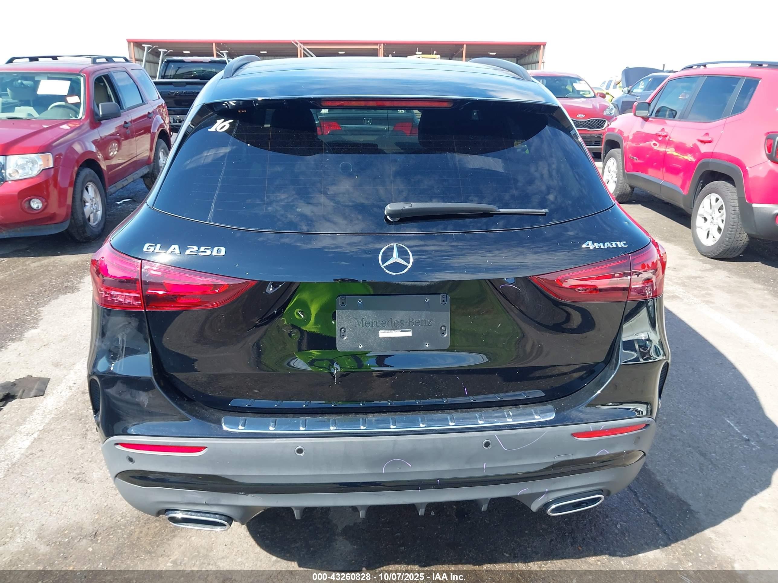 2025 Mercedes-benz Gla 250 4matic Black vin: W1N4N4HB3SJ635087