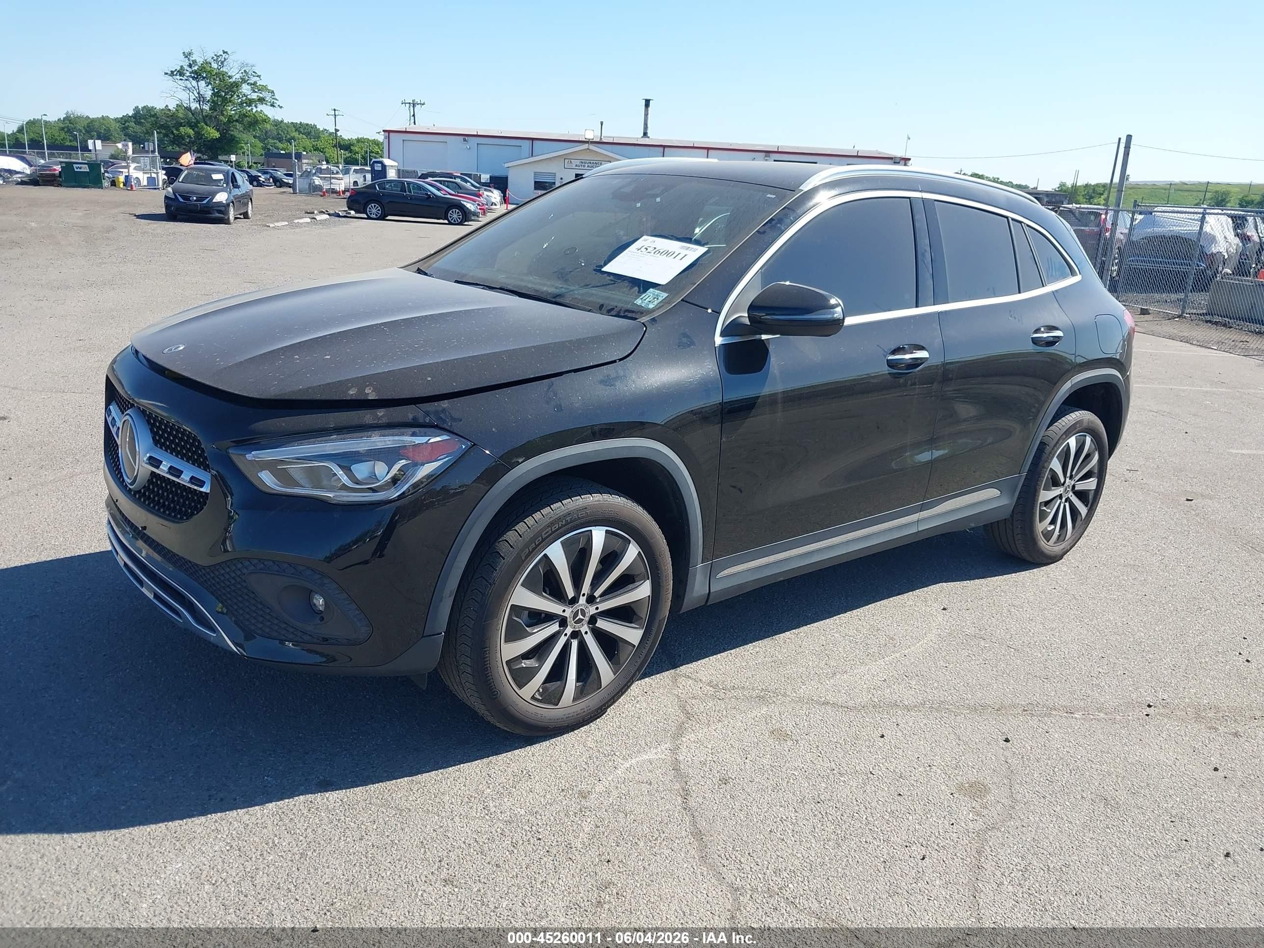 2022 Mercedes-benz Gla Gla 250 Черный vin: W1N4N4HB4NJ389526