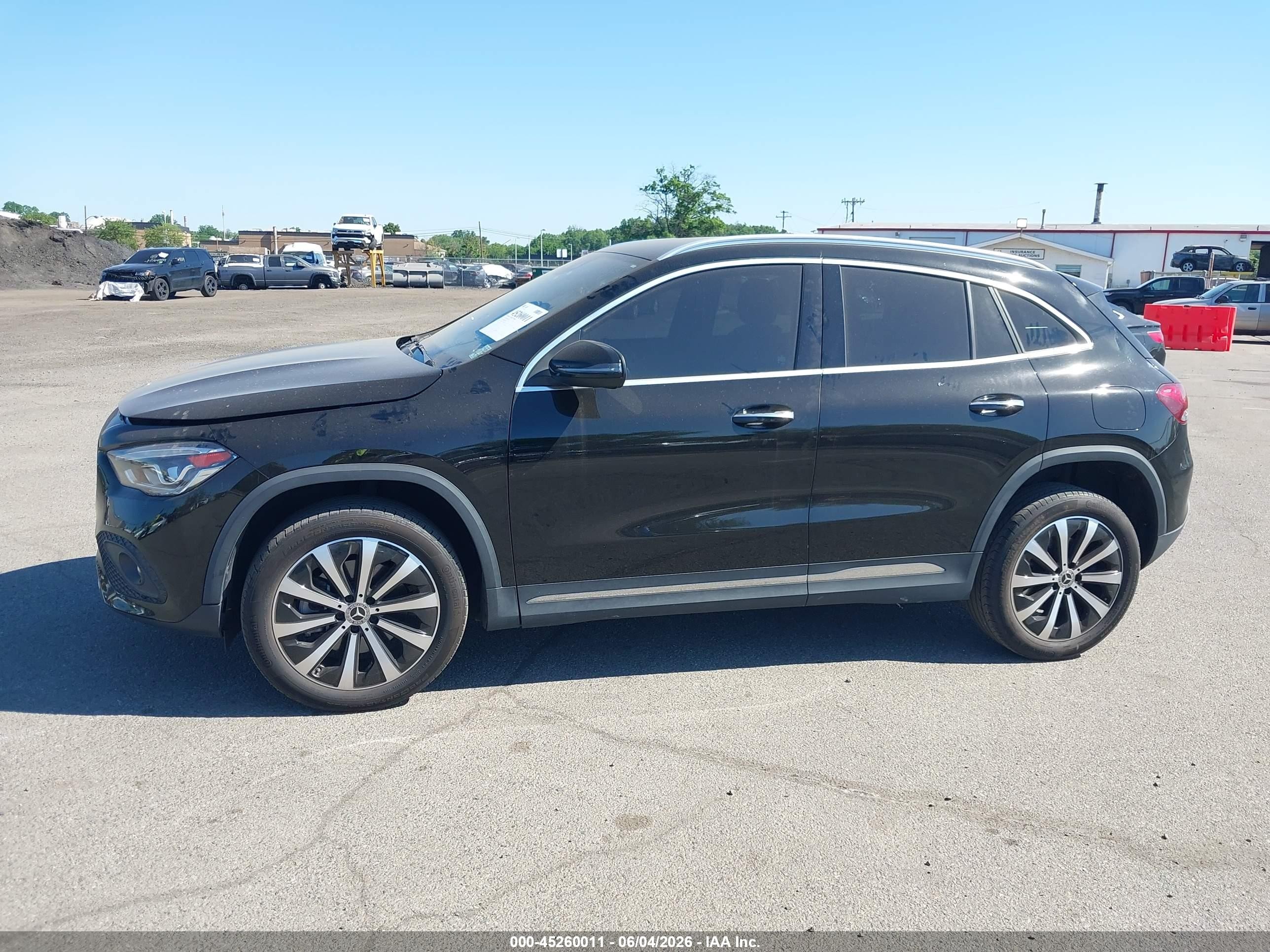2022 Mercedes-benz Gla Gla 250 Черный vin: W1N4N4HB4NJ389526
