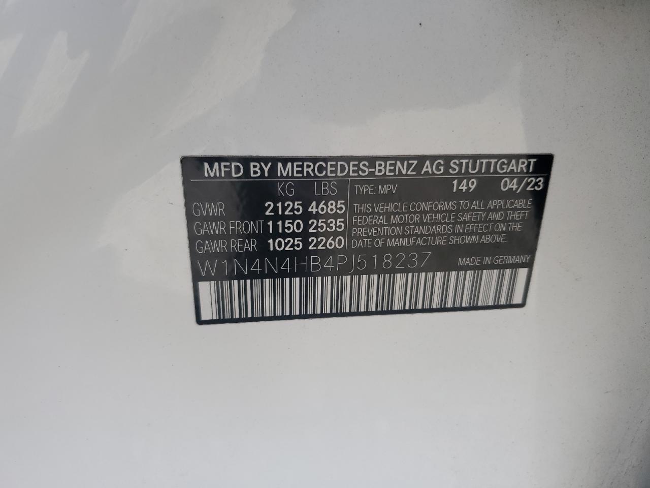 2023 Mercedes-benz Gla 250 4matic White vin: W1N4N4HB4PJ518237