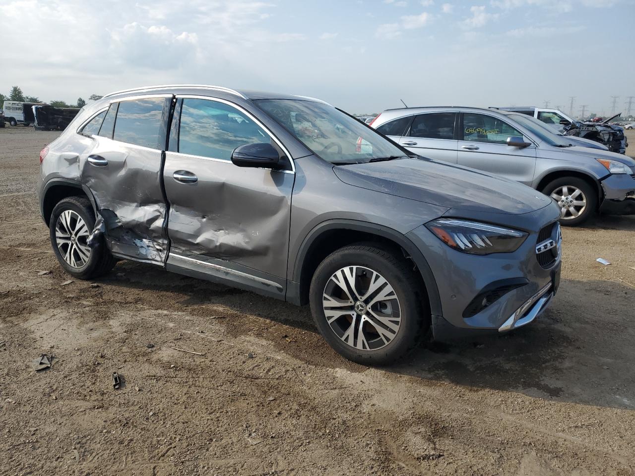2025 Mercedes-benz Gla 250 4matic Серый vin: W1N4N4HB5SJ706967