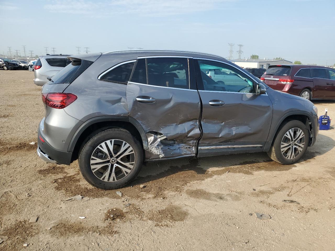 2025 Mercedes-benz Gla 250 4matic Серый vin: W1N4N4HB5SJ706967