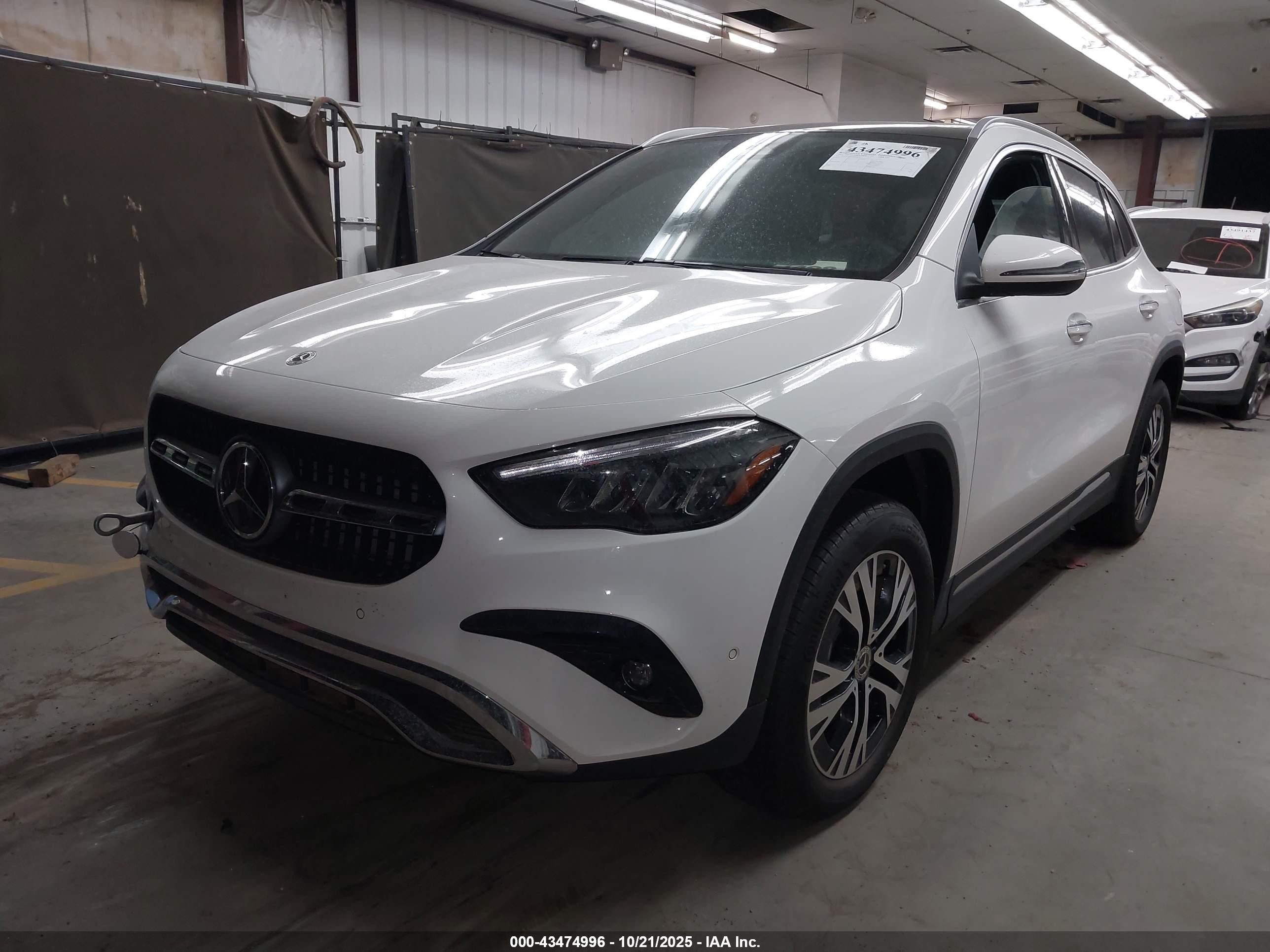 2025 Mercedes-benz Gla 250 4matic Белый vin: W1N4N4HB7SJ658226