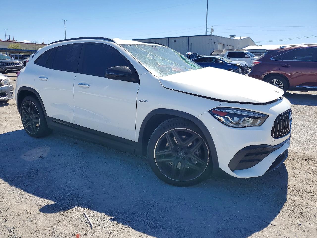 2022 Mercedes-benz Gla 35 Amg White vin: W1N4N5BB5NJ397097