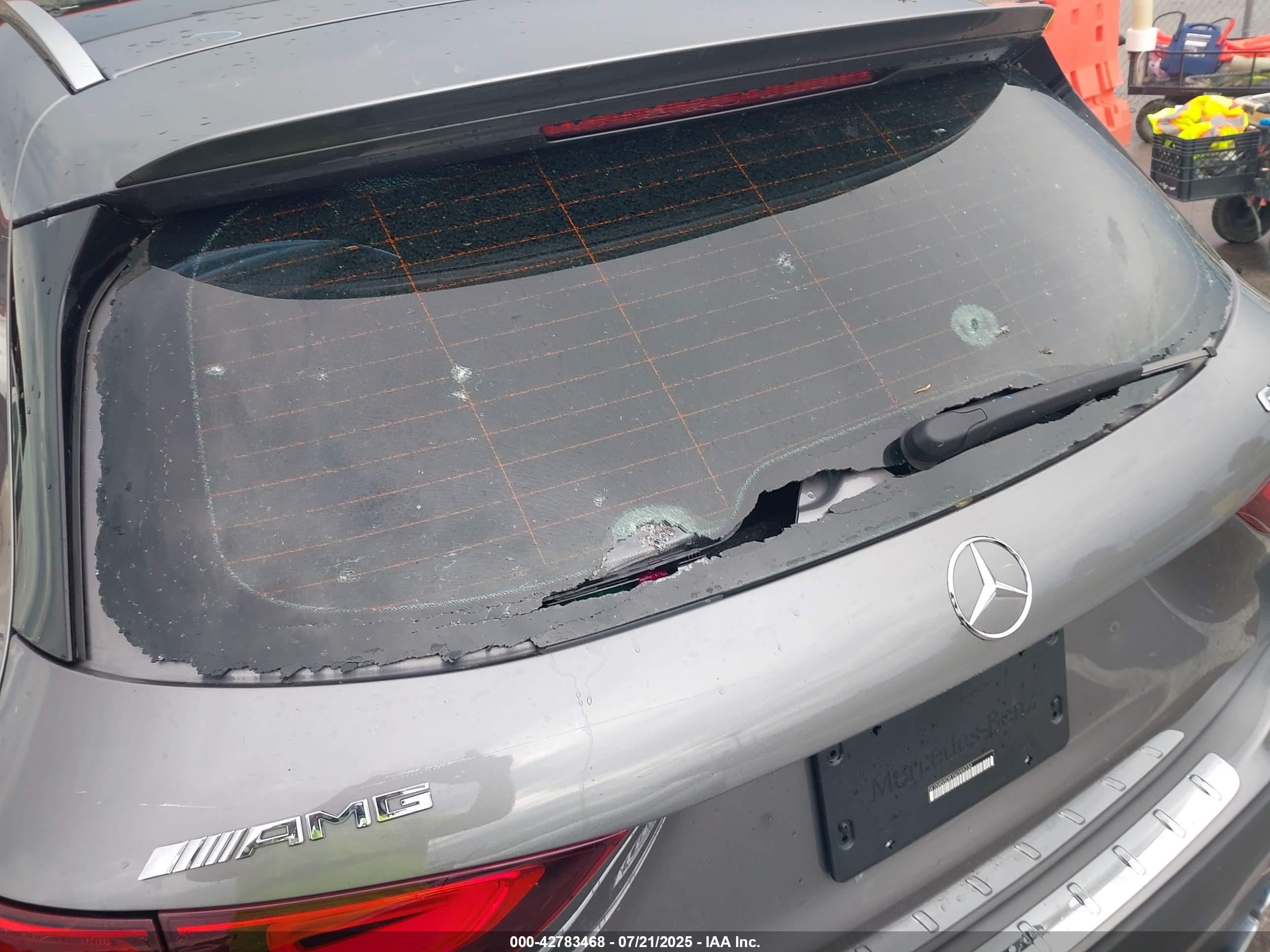 2022 Mercedes-benz Amg Gla 45 4matic Gray vin: W1N4N5DB1NJ395232