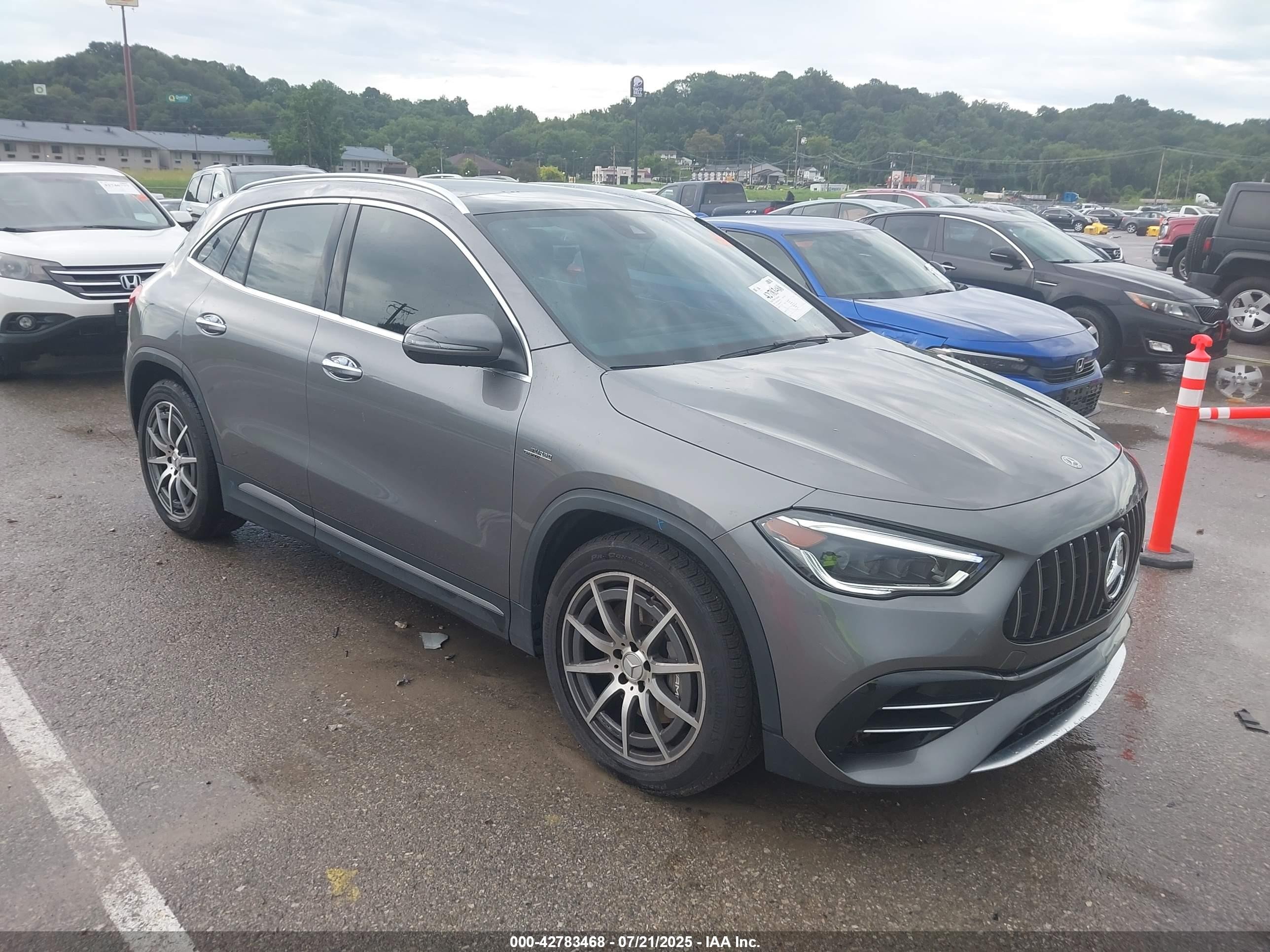 2022 Mercedes-benz Amg Gla 45 4matic Серый vin: W1N4N5DB1NJ395232
